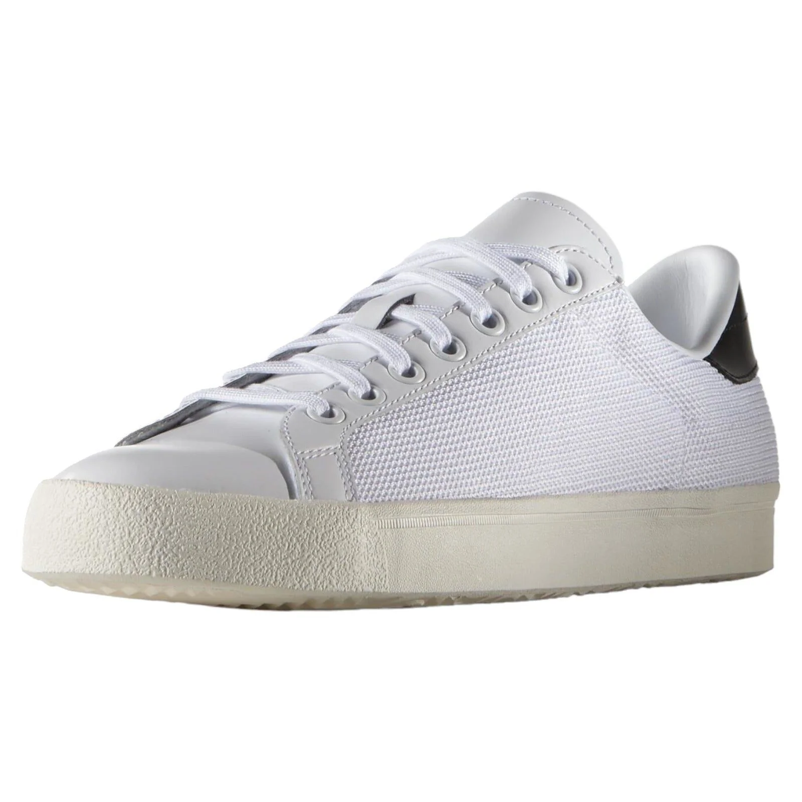adidas Originals Unisex Rod Laver Vintage Shoes - White / Black - Image 2