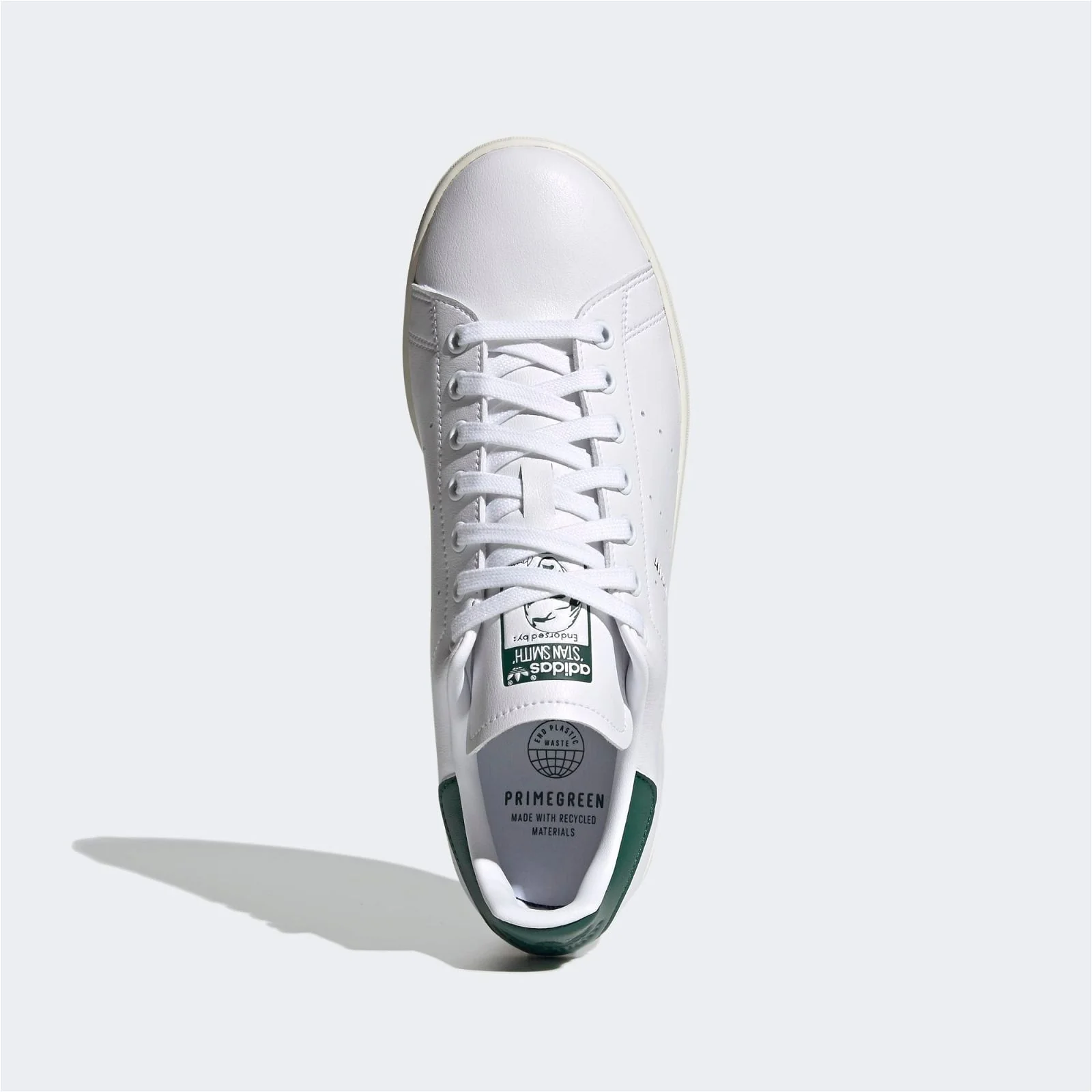 adidas Originals Unisex Stan Smith Shoes - White / Green - Image 2