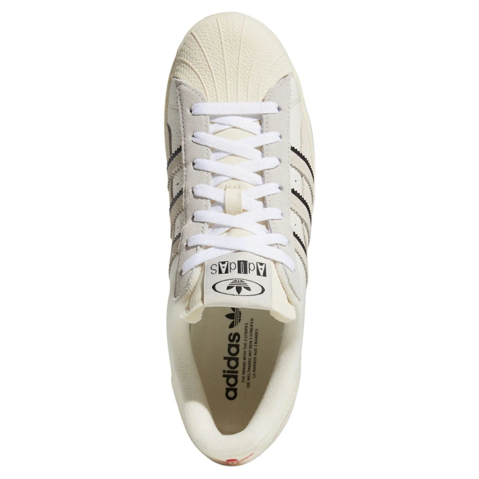 adidas Originals Unisex Superstar Shoes - Cloud White/Aluminium - Image 6