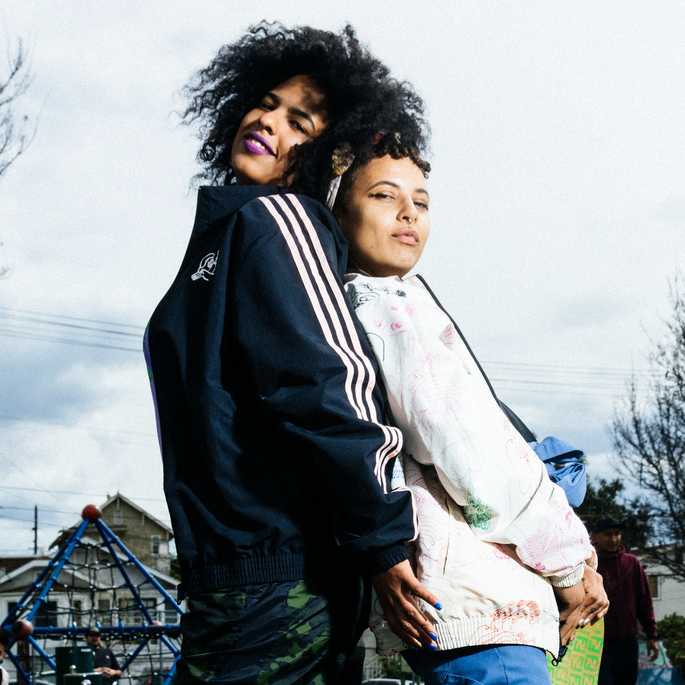 adidas Originals Unity Reversible Jacket - Black/White - Image 5