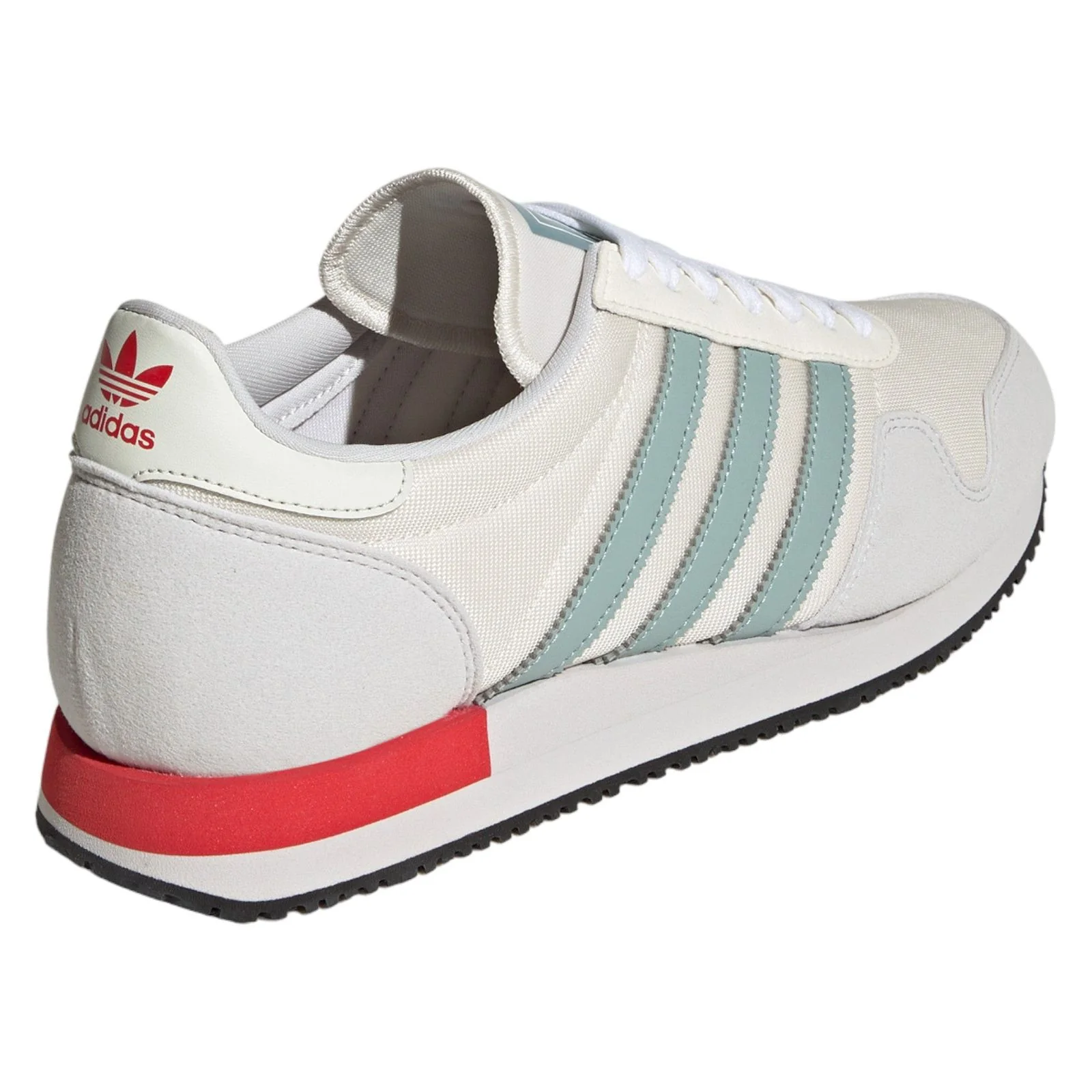 adidas Originals USA 84 Trainers - Chalk White / Vivid Red - Image 3