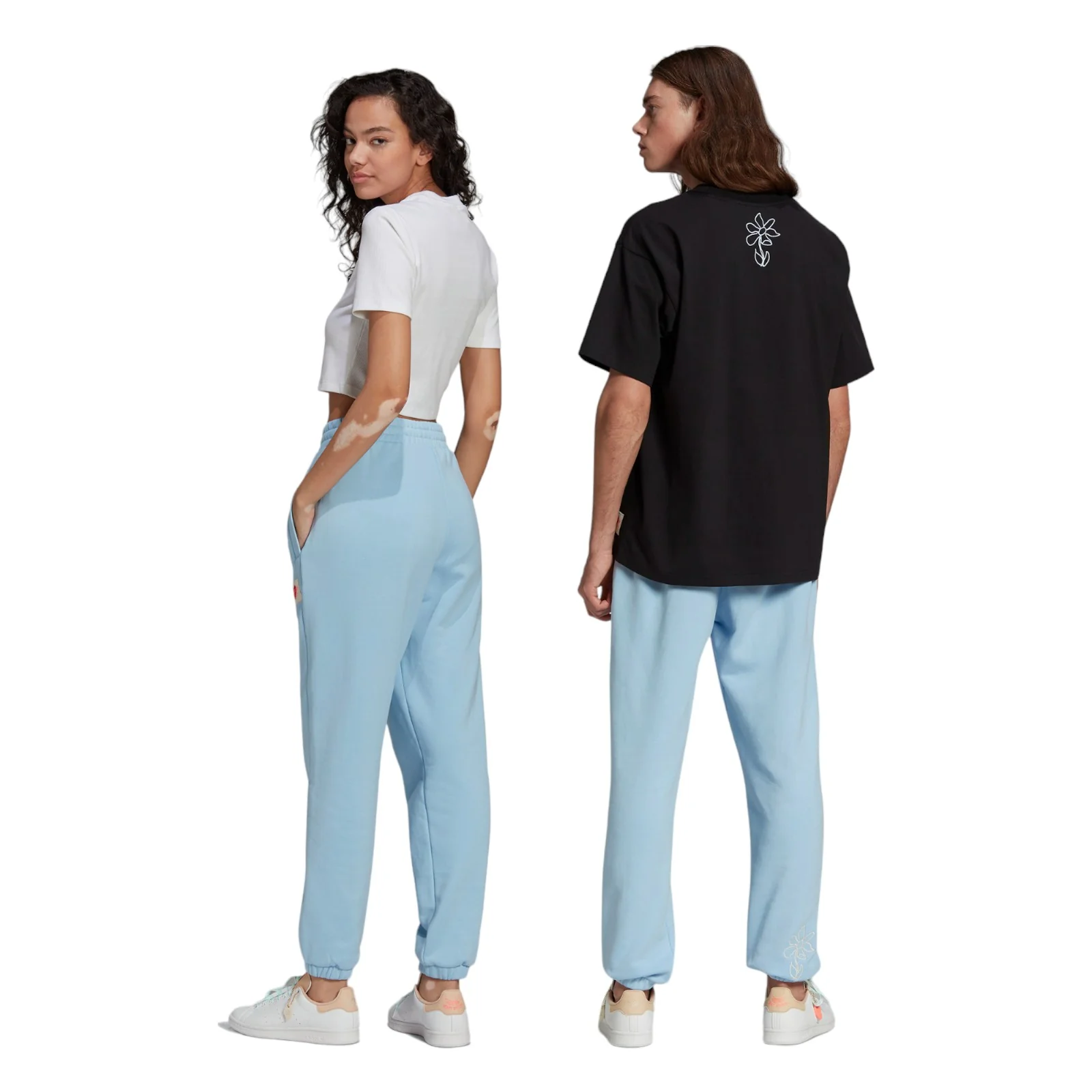 adidas Originals V-Day Joggers (Gender Neutral) - Clear Sky - Image 3