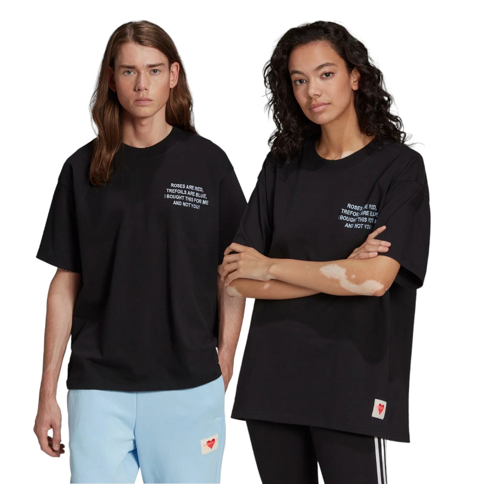 adidas Originals V-Day Tee (Gender Neutral) - Black - Image 2
