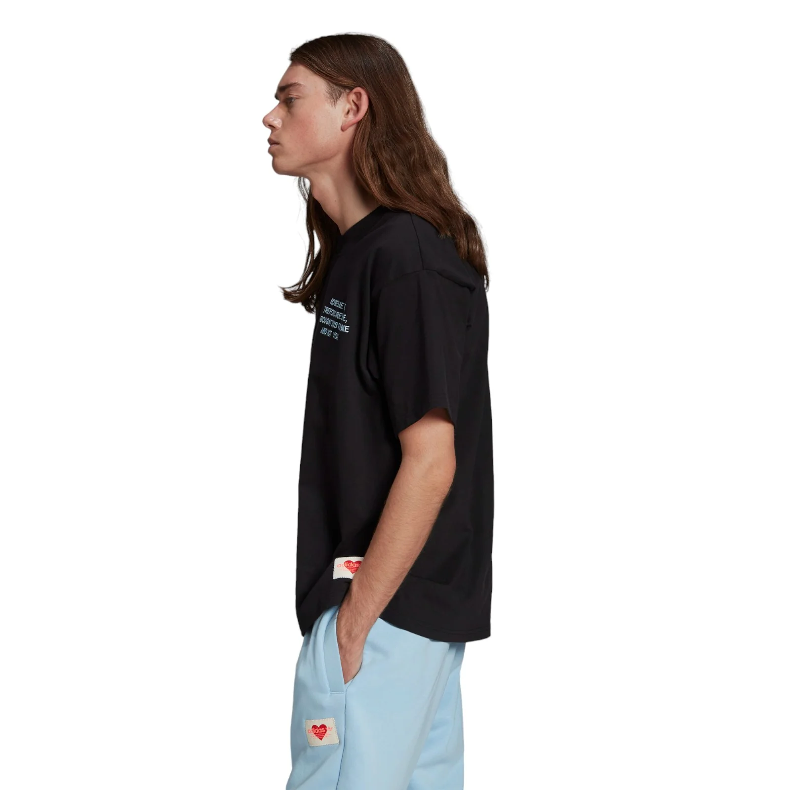 adidas Originals V-Day Tee (Gender Neutral) - Black - Image 4
