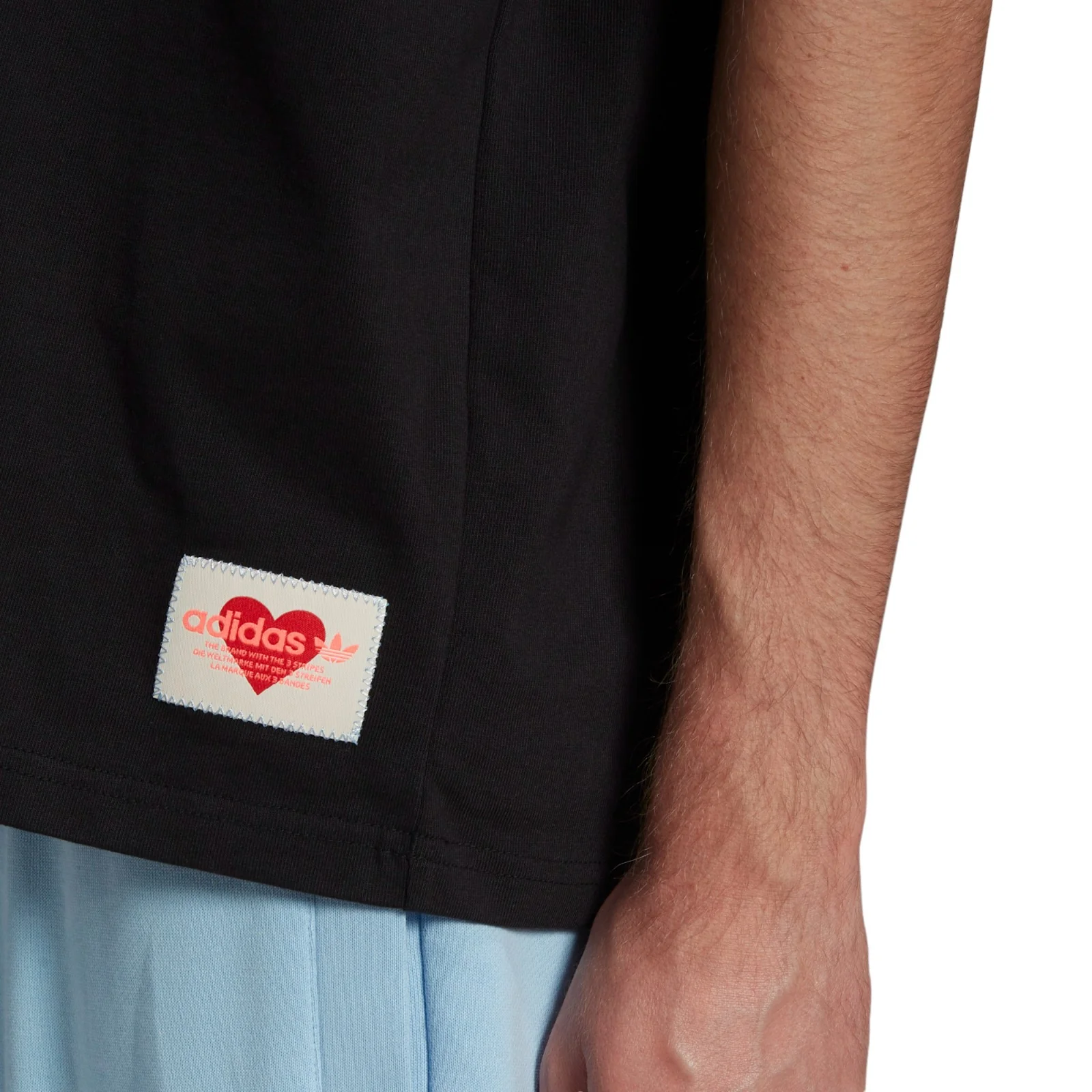 adidas Originals V-Day Tee (Gender Neutral) - Black - Image 8