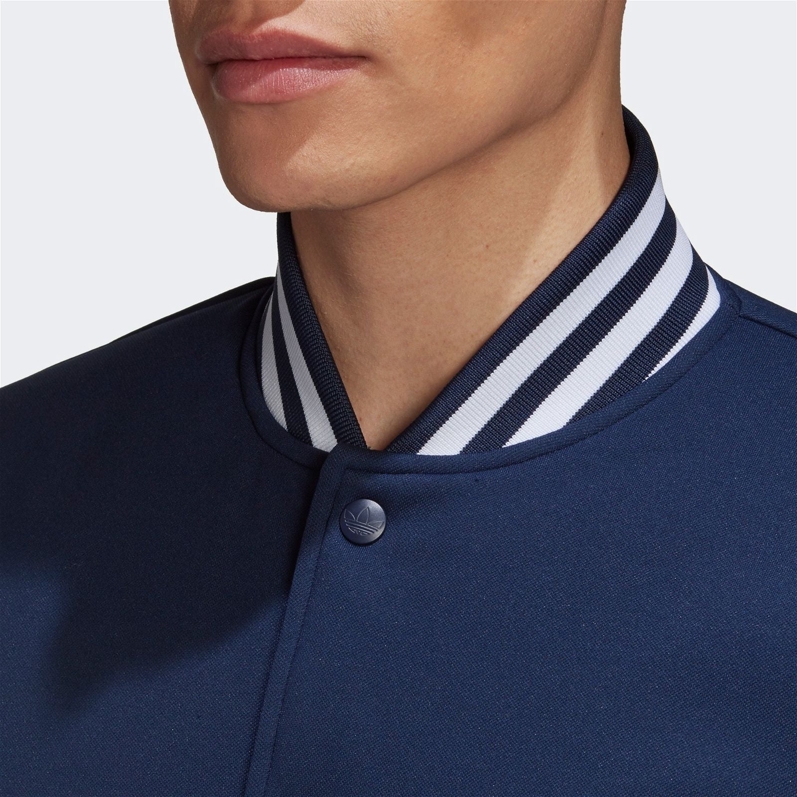 adidas Originals Varsity Bomber Jacket - Navy - Image 5