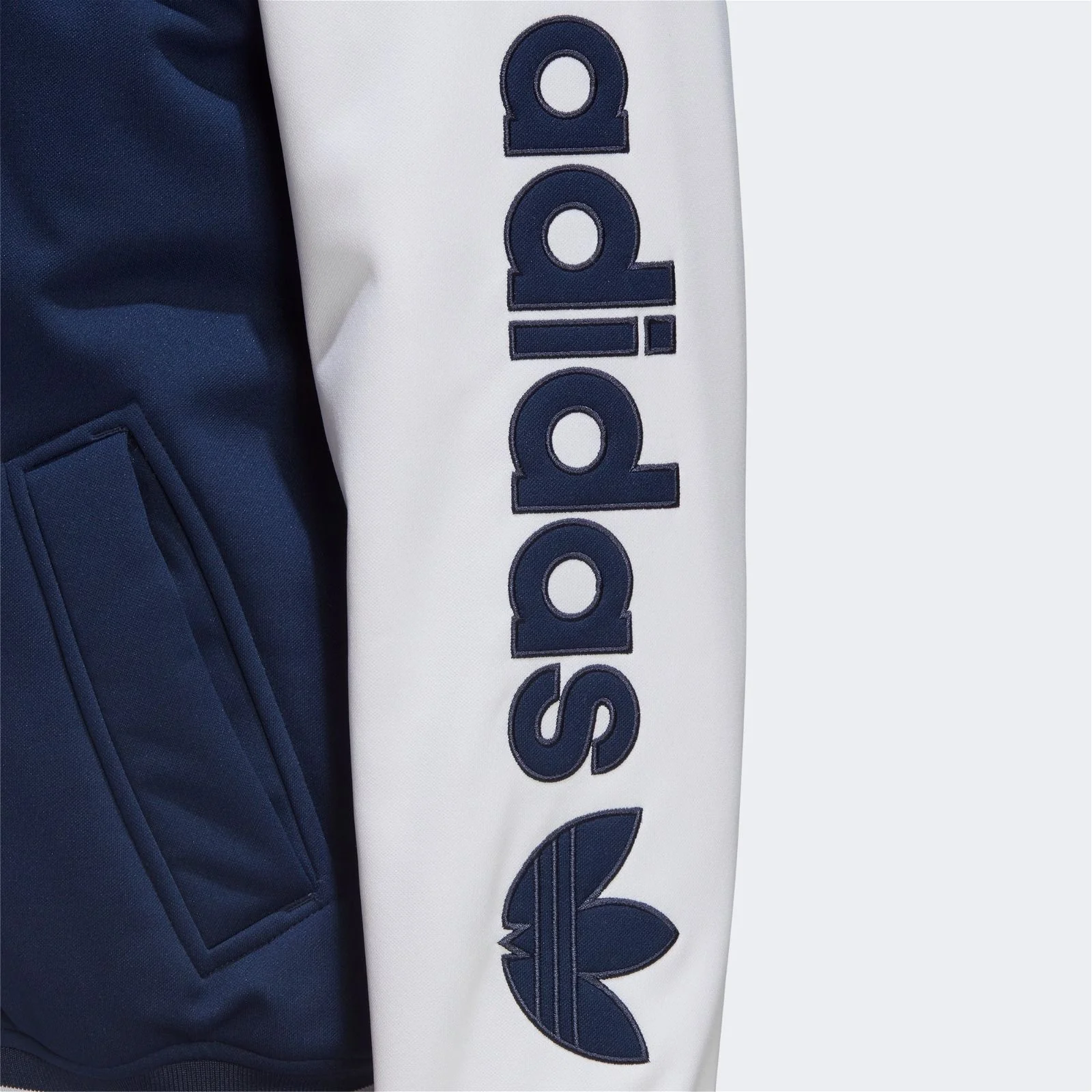 adidas Originals Varsity Bomber Jacket - Navy - Image 7
