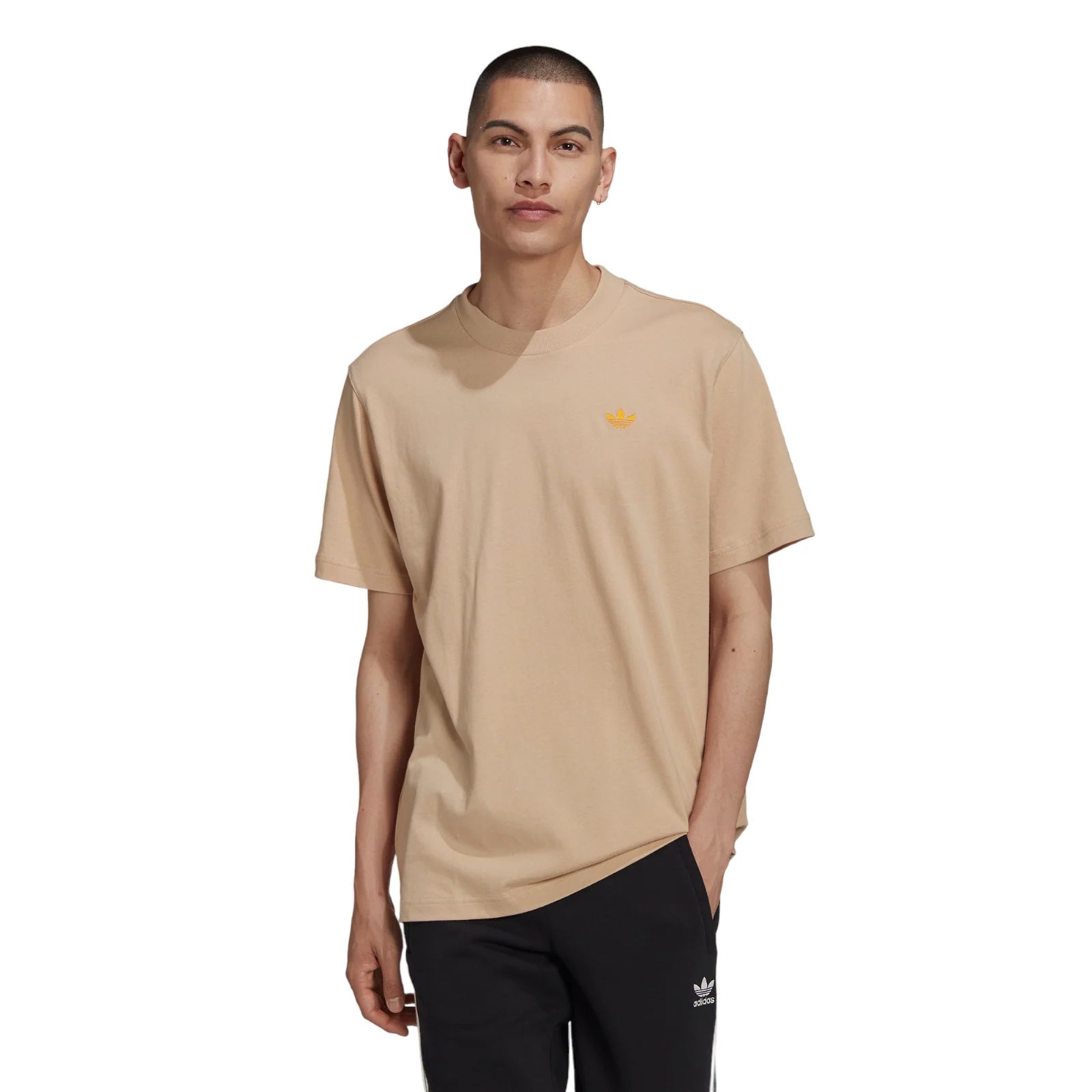adidas Originals Varsity Graphic Loose Tee - Magic Beige - Image 2