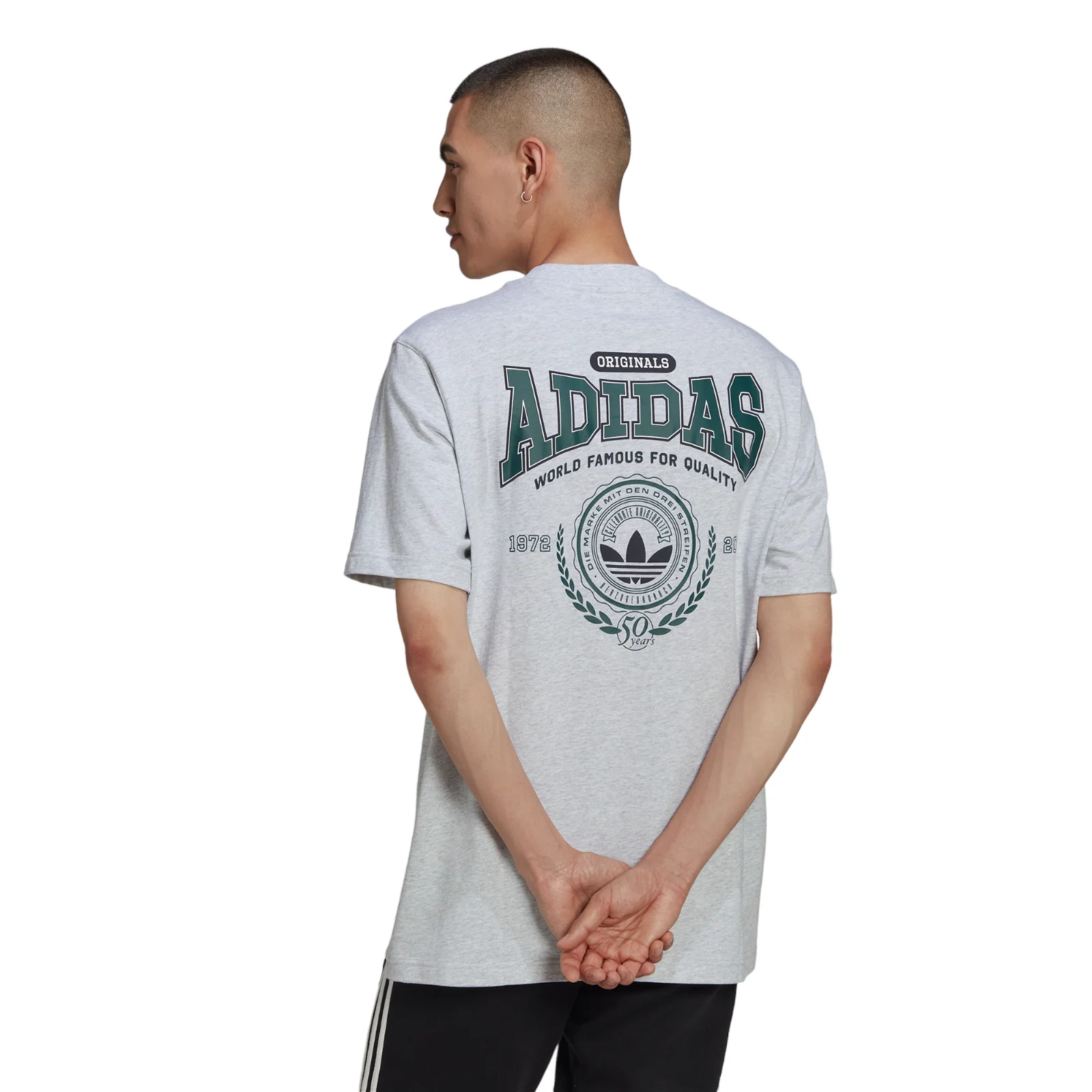 adidas Originals Varsity Loose Graphic T-Shirt - Grey