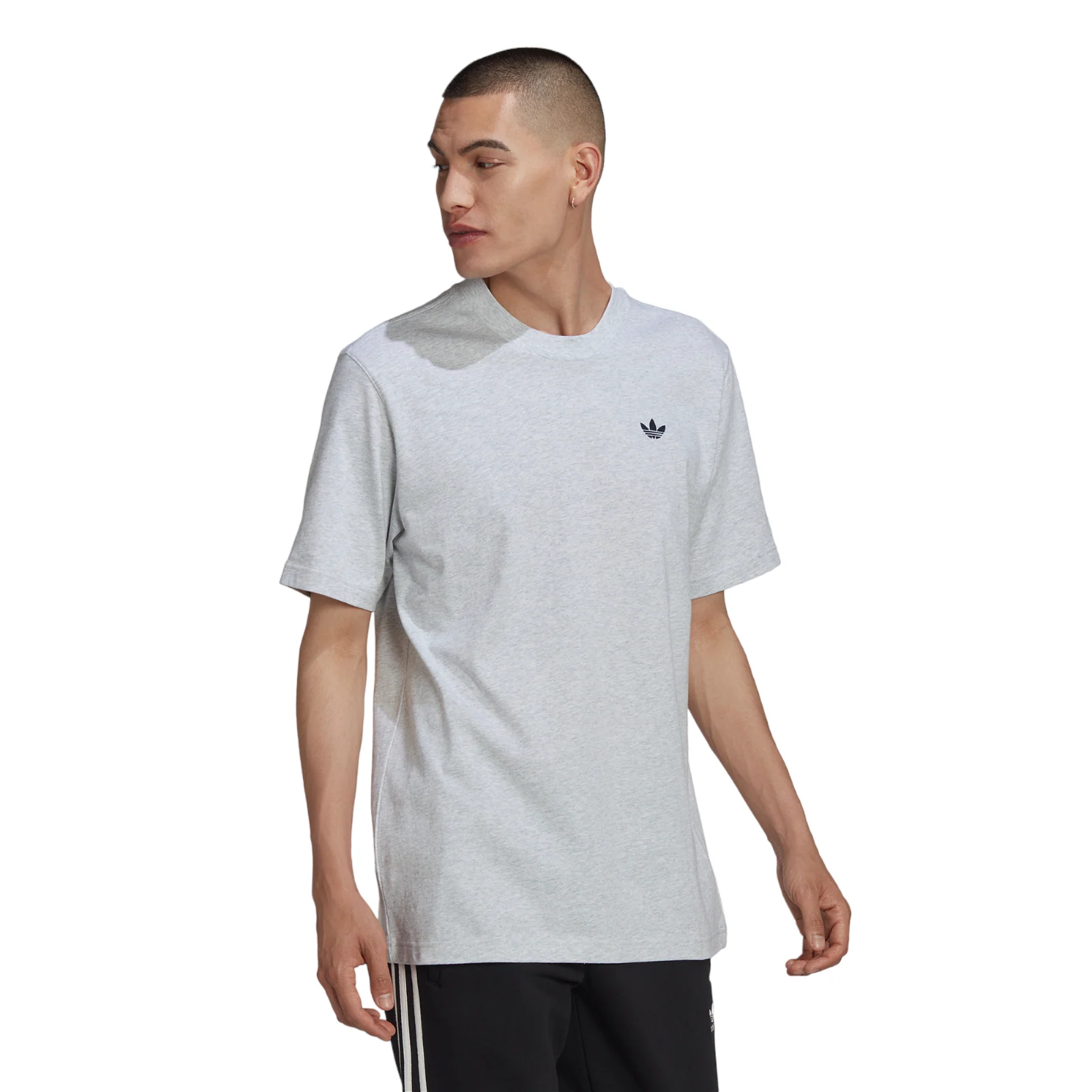 adidas Originals Varsity Loose Graphic T-Shirt - Grey - Image 4