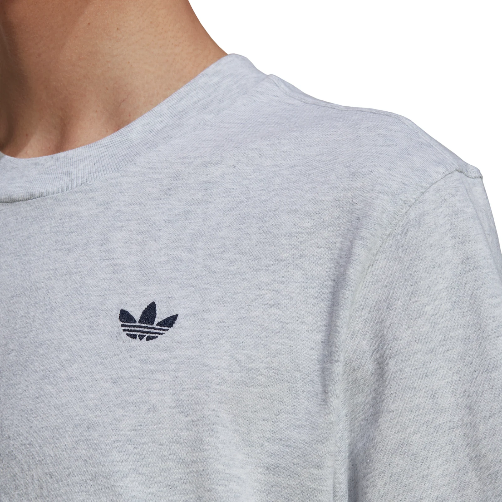 adidas Originals Varsity Loose Graphic T-Shirt - Grey - Image 5