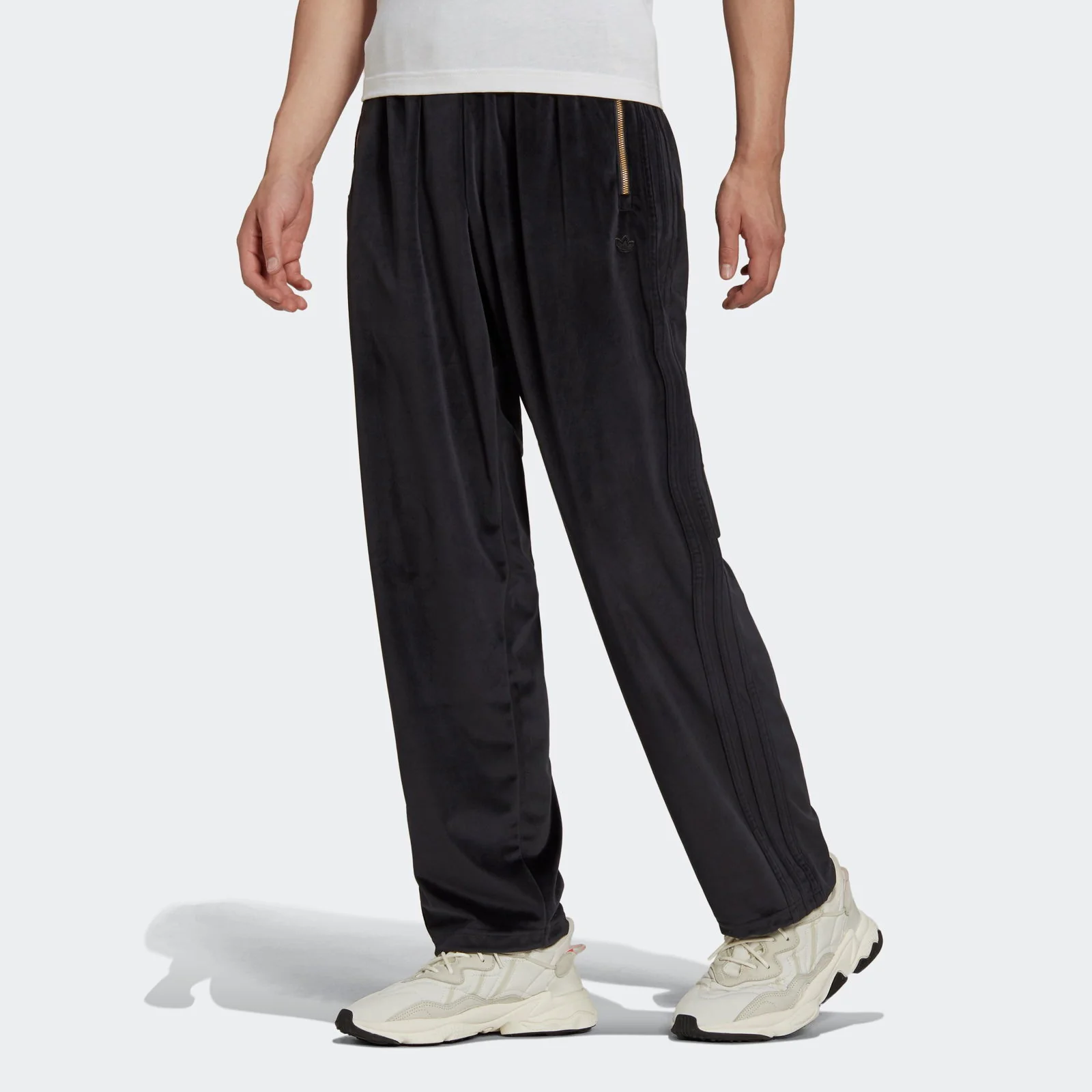 adidas Originals Velour Track Pants - Black - Image 2