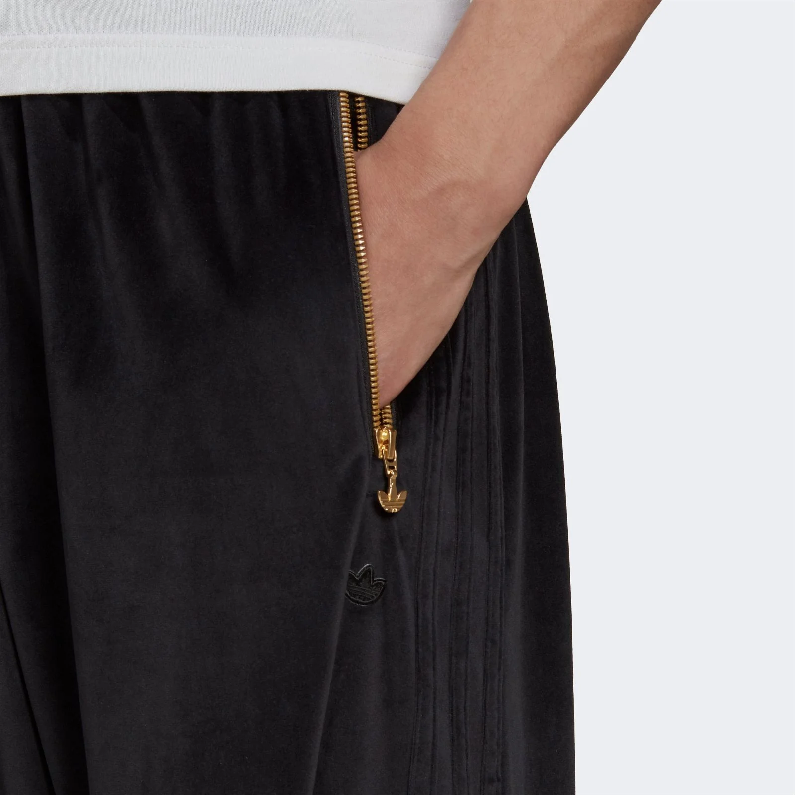 adidas Originals Velour Track Pants - Black - Image 5