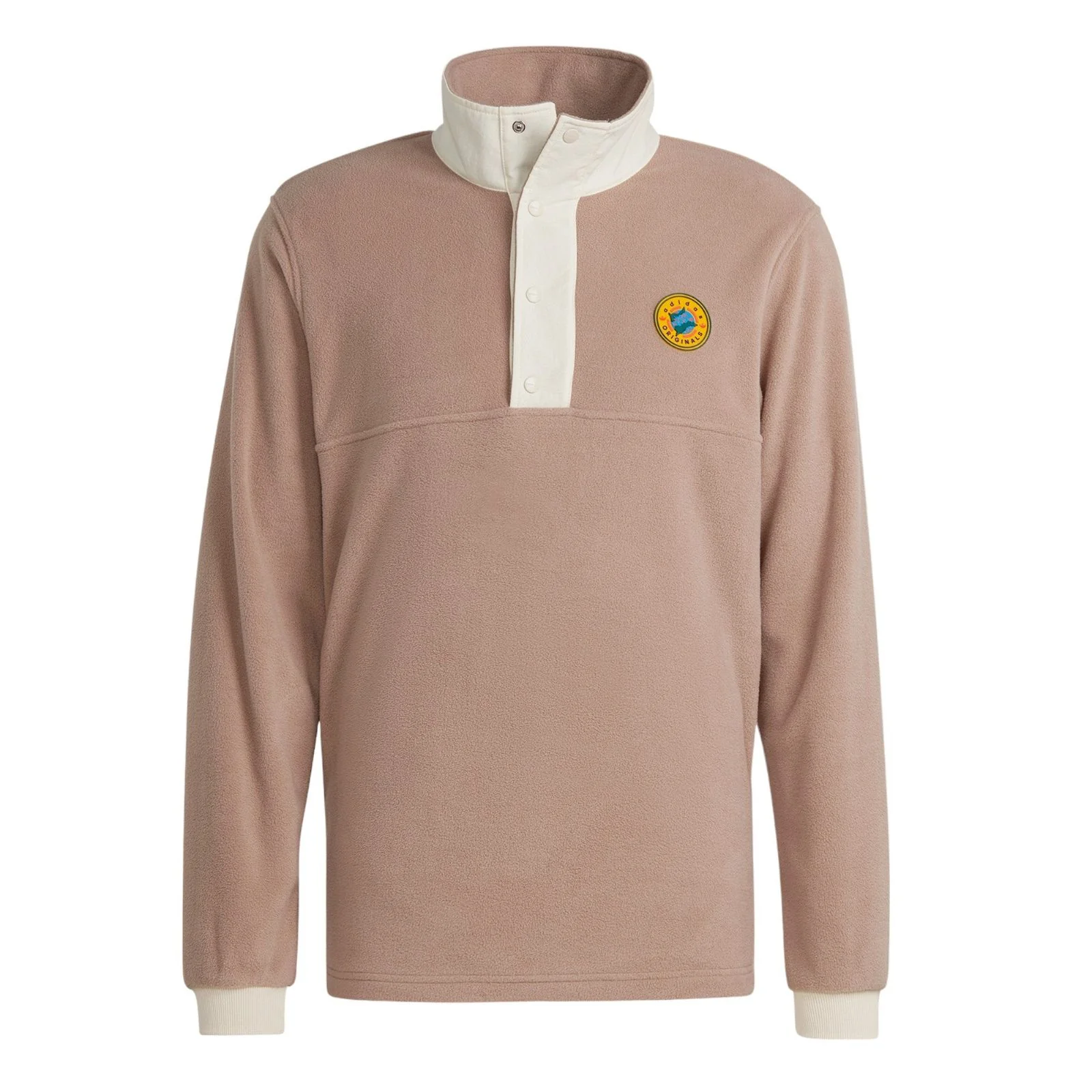 adidas Originals Wander Hour Quarter-Snap Polar Fleece - Brown