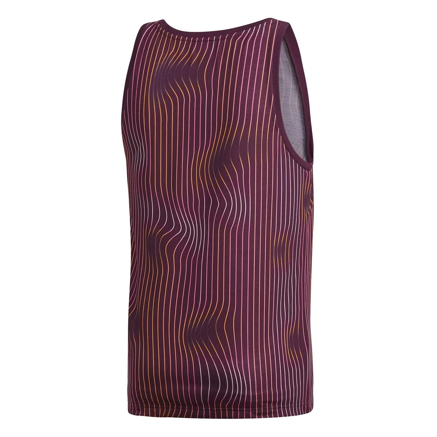 adidas Originals Men's Warped Stripes Tank Top - Burgundy - Image 2