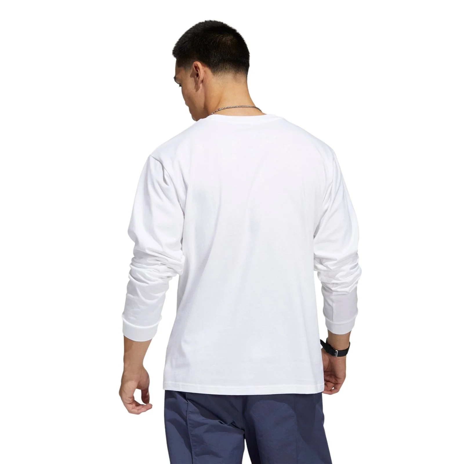 adidas Originals Washed Out 4.0 Logo Long Sleeve T-Shirt - White - Image 6