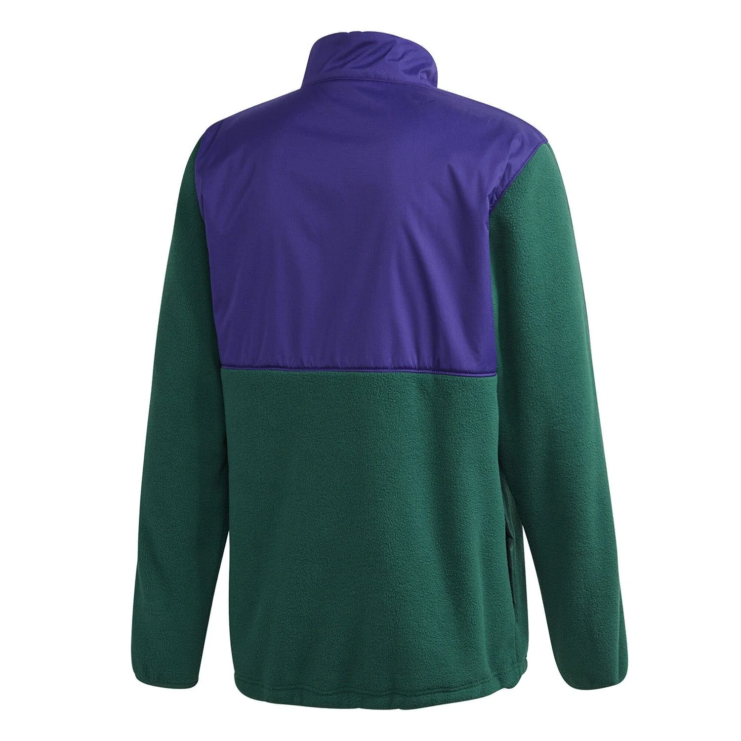 adidas Originals Winterised Half Zip Jacket - Collegiate Green & Purple - Image 2