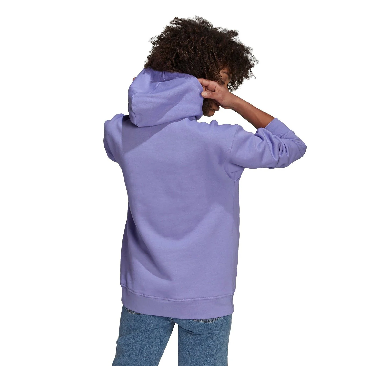 adidas Originals Women's Adicolor Trefoil Hoodie - Purple - Image 3