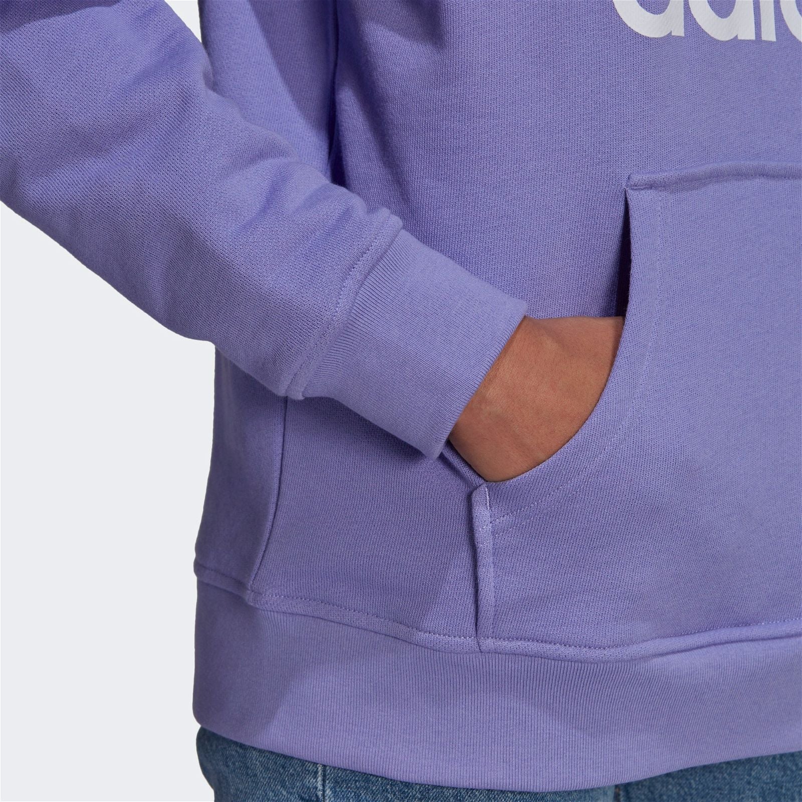 adidas Originals Women's Adicolor Trefoil Hoodie - Purple - Image 6