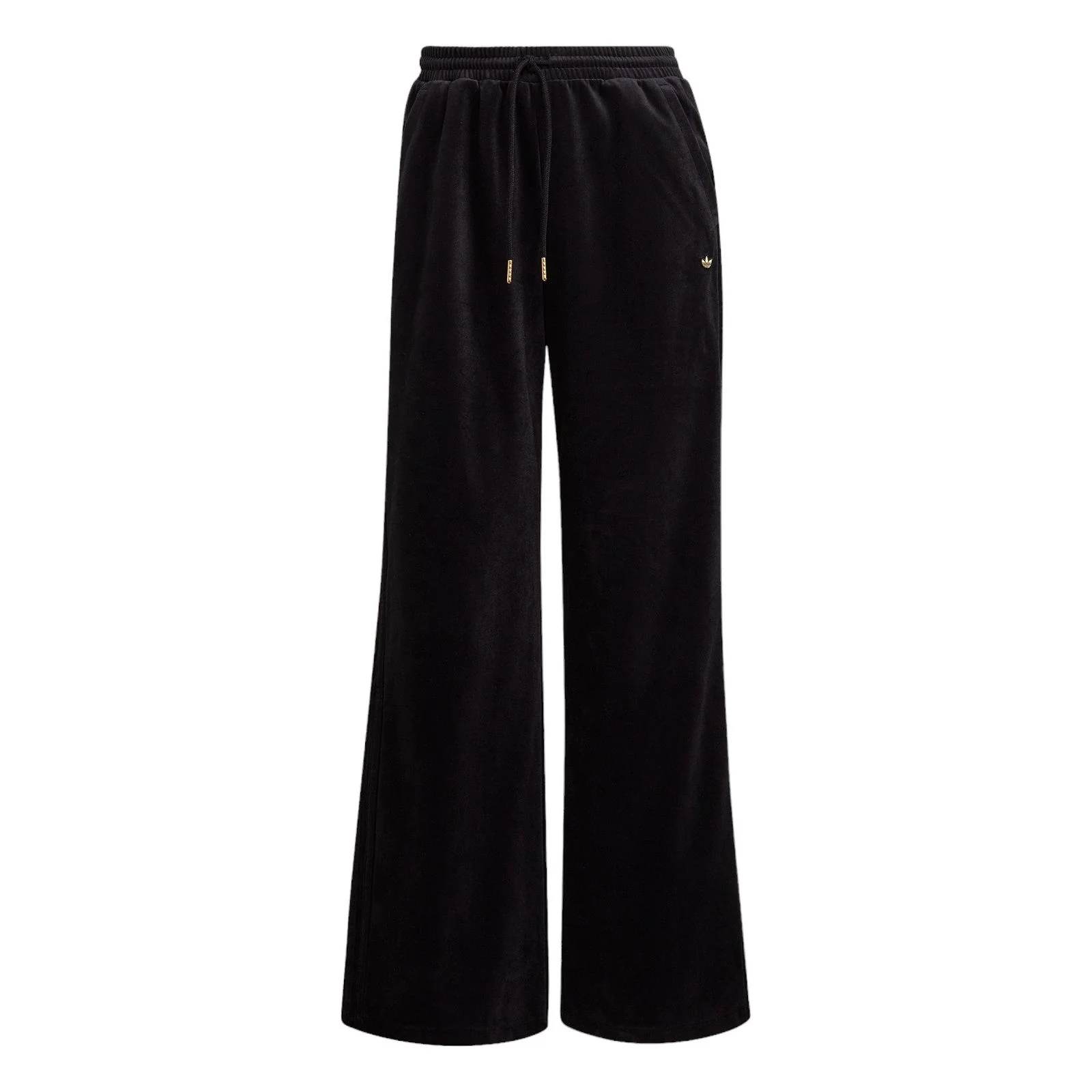 adidas Originals Womens Adicolor Velour Joggers - Black - Image 4