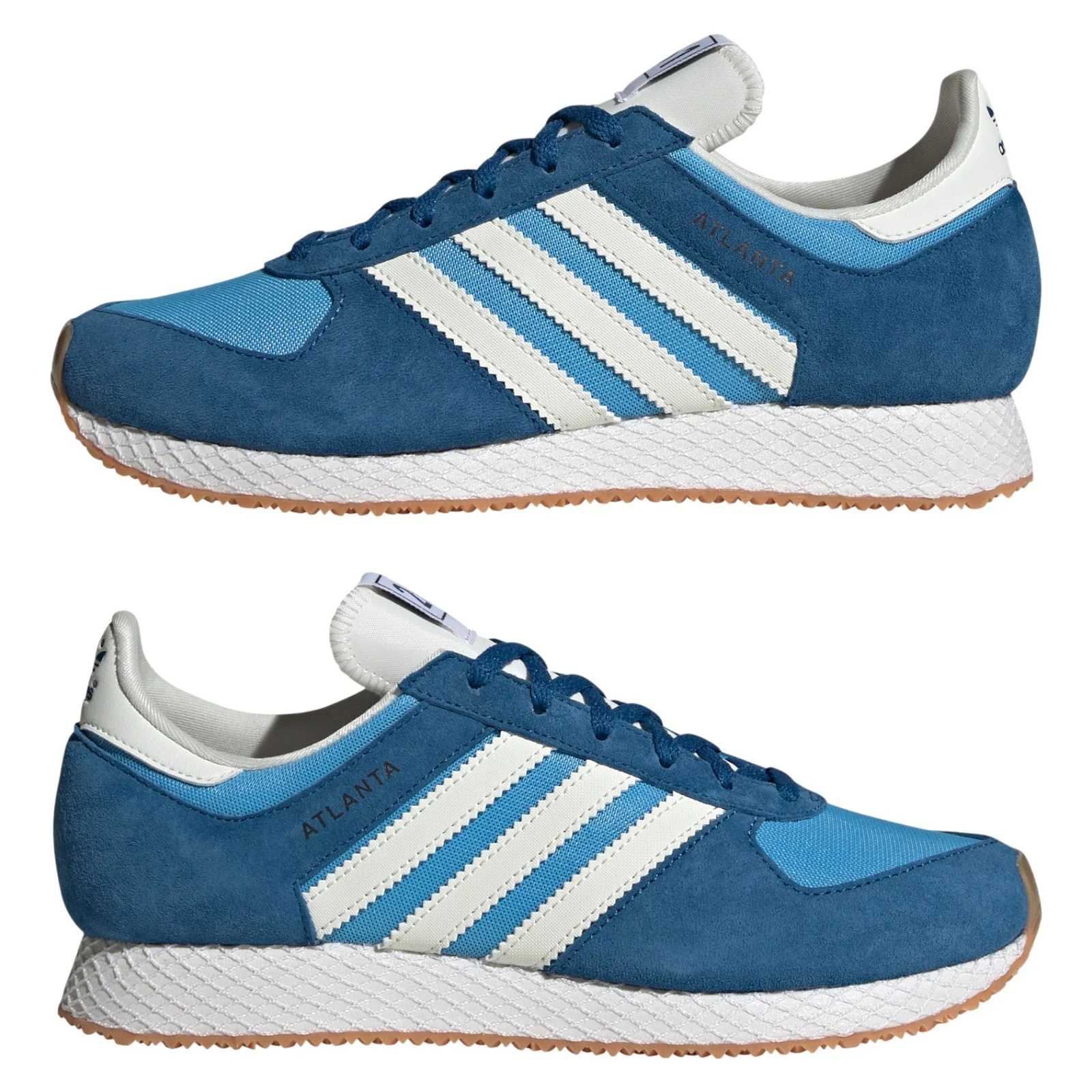 adidas Originals Womens Atlanta Shoes - Semi Blue Burst / Dark Marine - Image 9