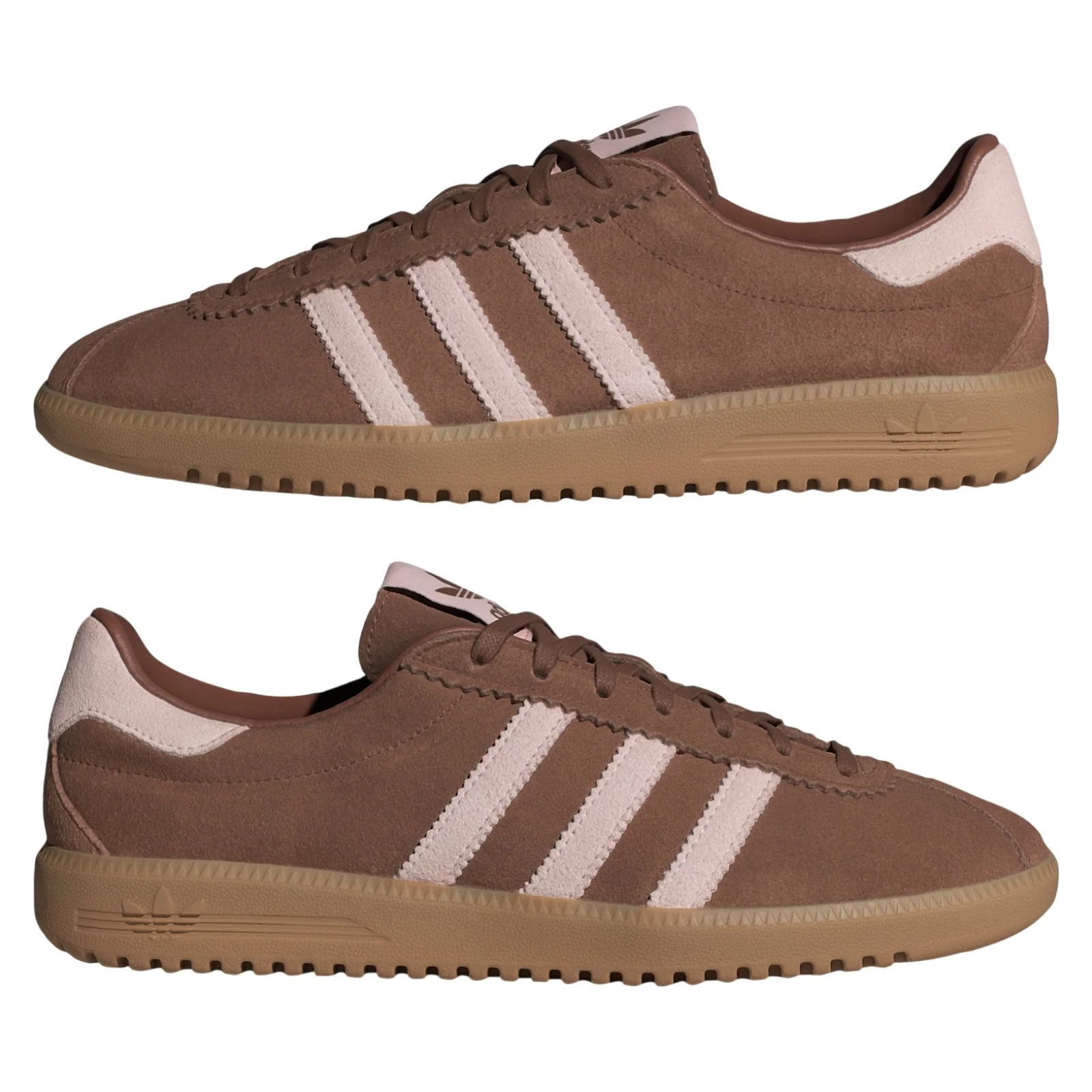 adidas Originals Womens Bermuda Shoes - Preloved Brown / Sandy Pink - Image 9