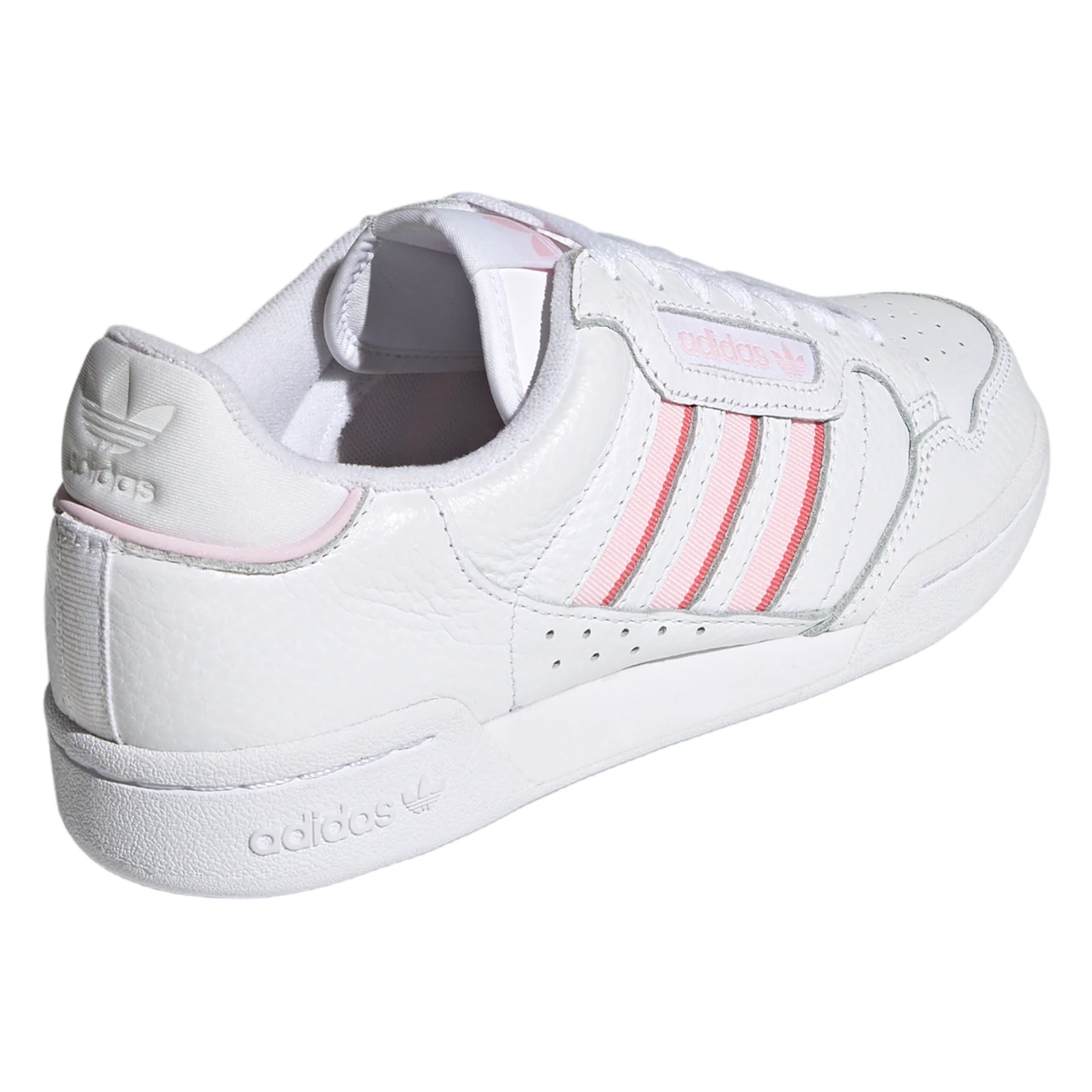 adidas Originals Womens Continental 80 Stripes Shoes - Cloud White / Clear Pink - Image 3