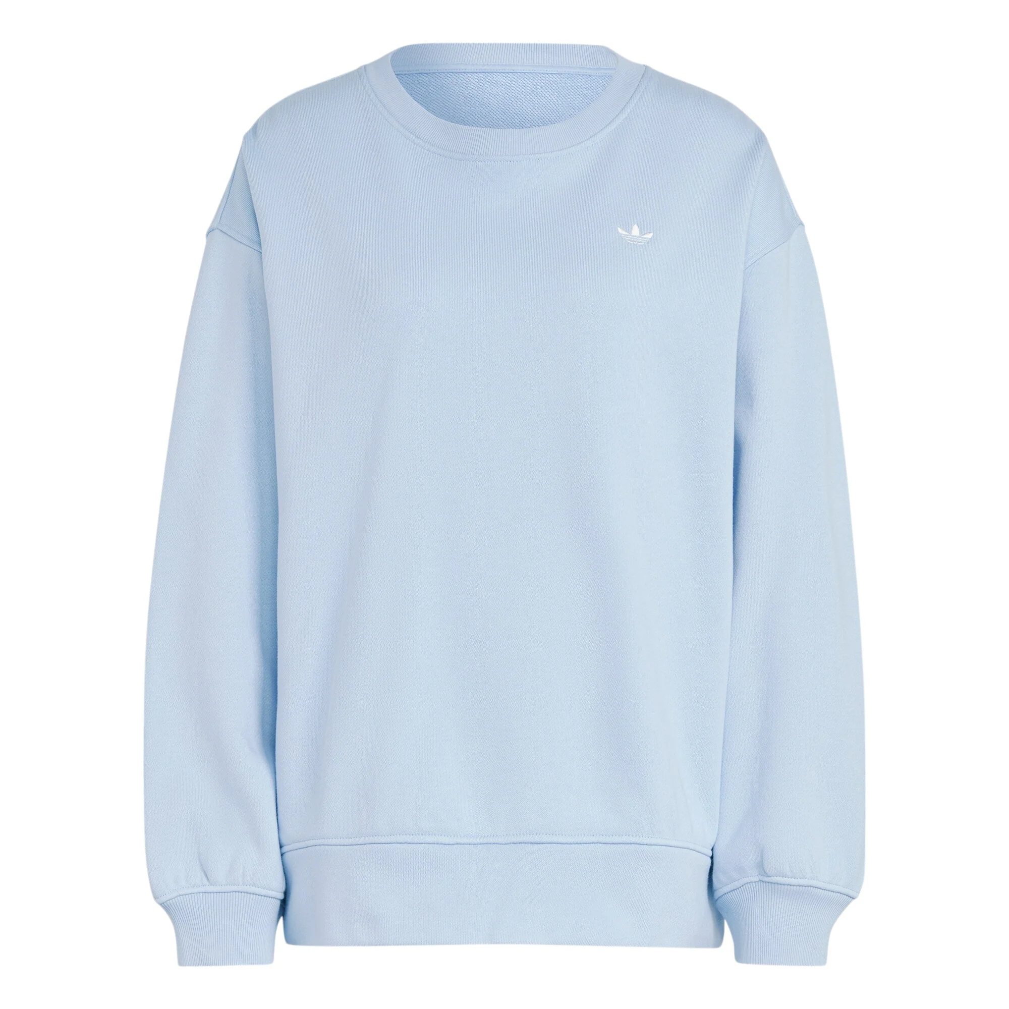 adidas Originals Womens Essentials Oversized Sweatshirt - Blue - Image 5