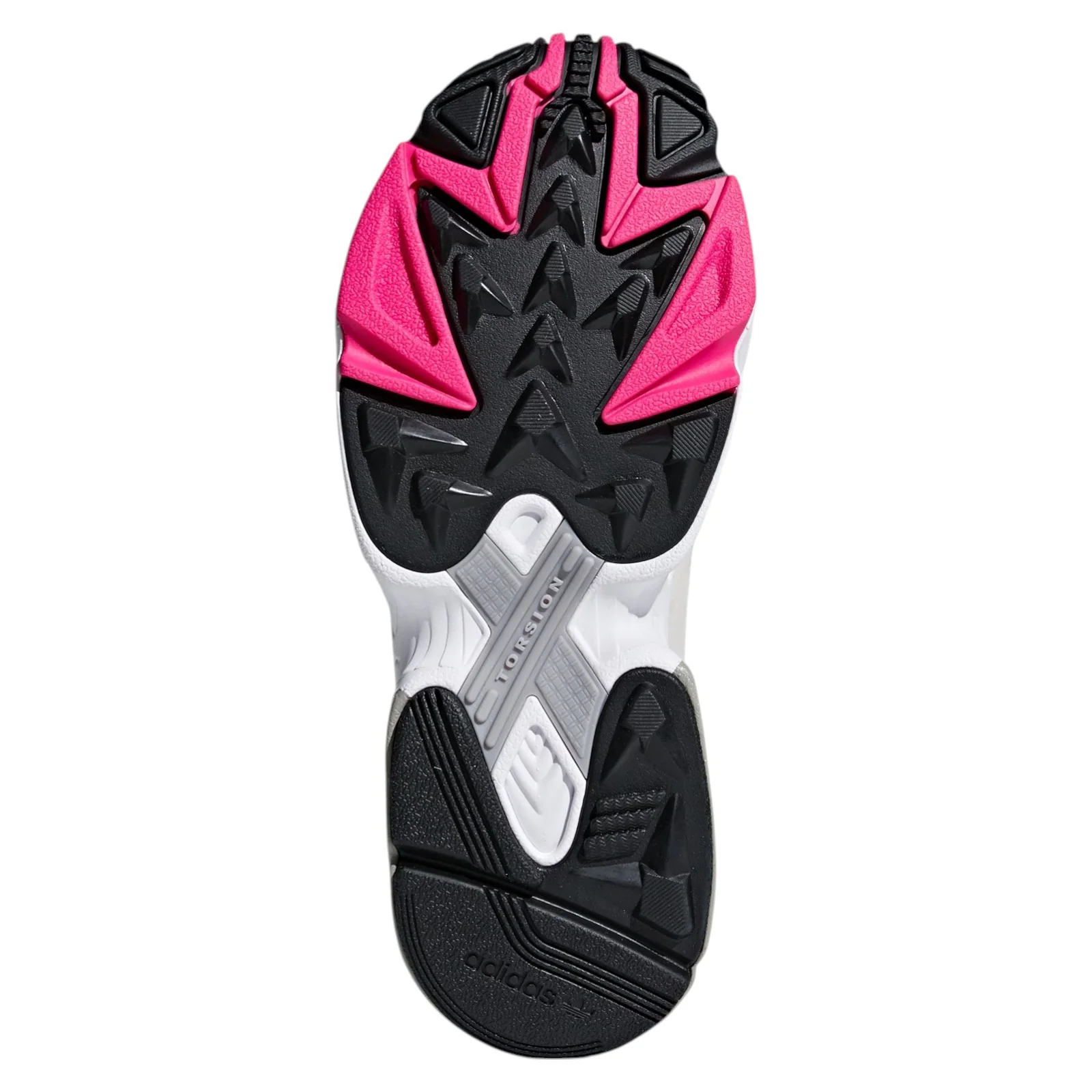 adidas Originals Womens Falcon Shoes - Grey Pink - Image 6