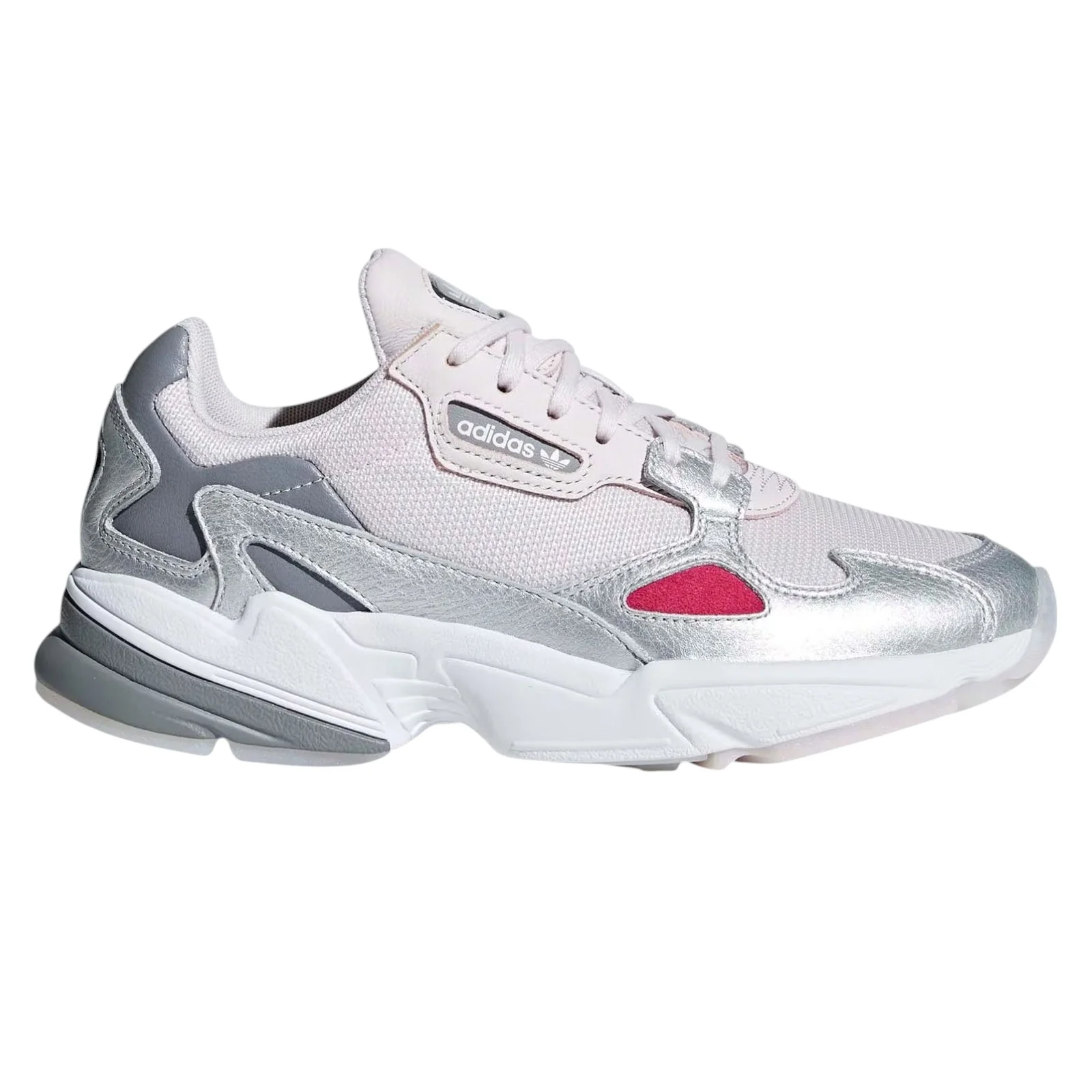 adidas Originals Womens Falcon Shoes - Orchid Tint Silver Metallic