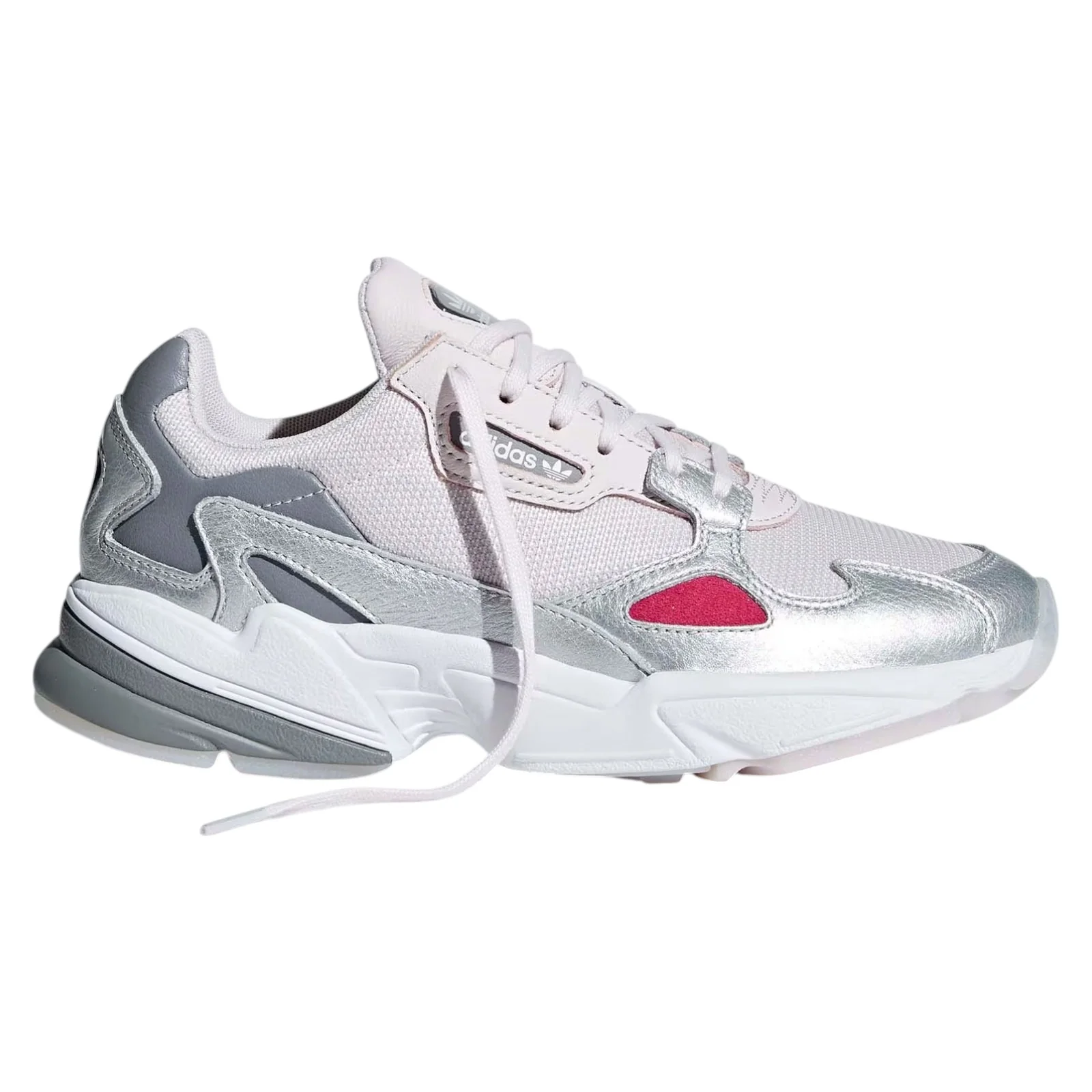 adidas Originals Womens Falcon Shoes - Orchid Tint Silver Metallic - Image 7