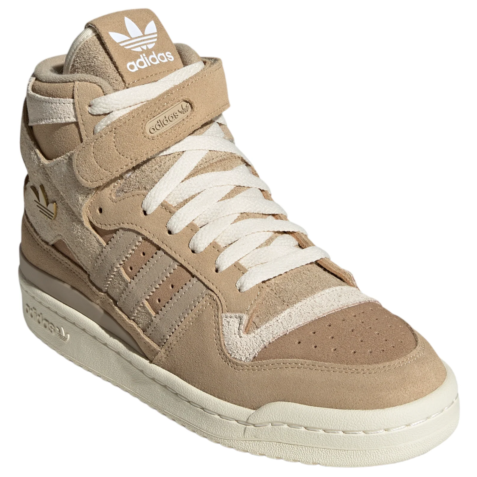 adidas Originals Womens Forum 84 Hi Shoes - Beige Tone - Image 2