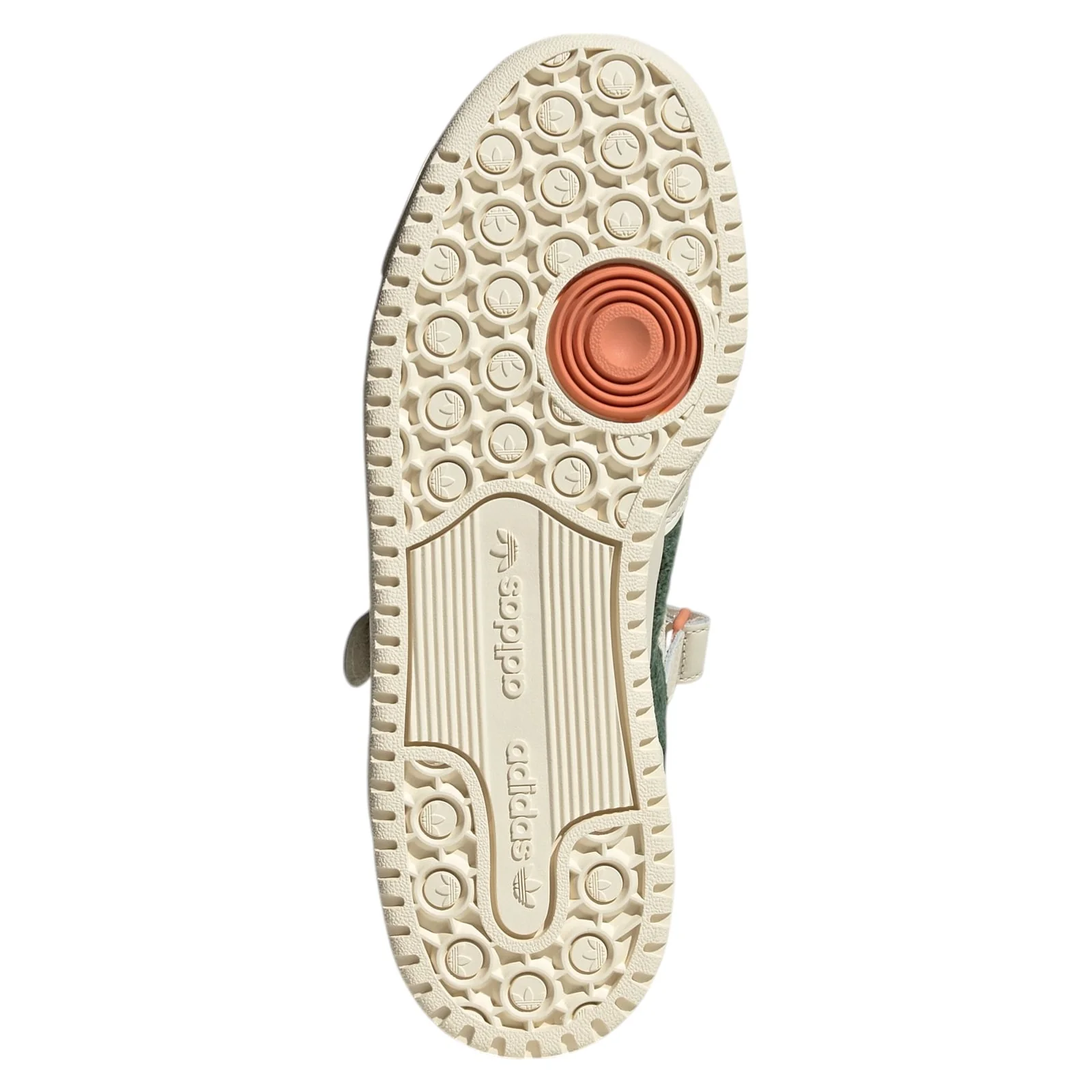 adidas Originals Womens Forum 84 Low Fleece Shoes - Cream Green - Image 4