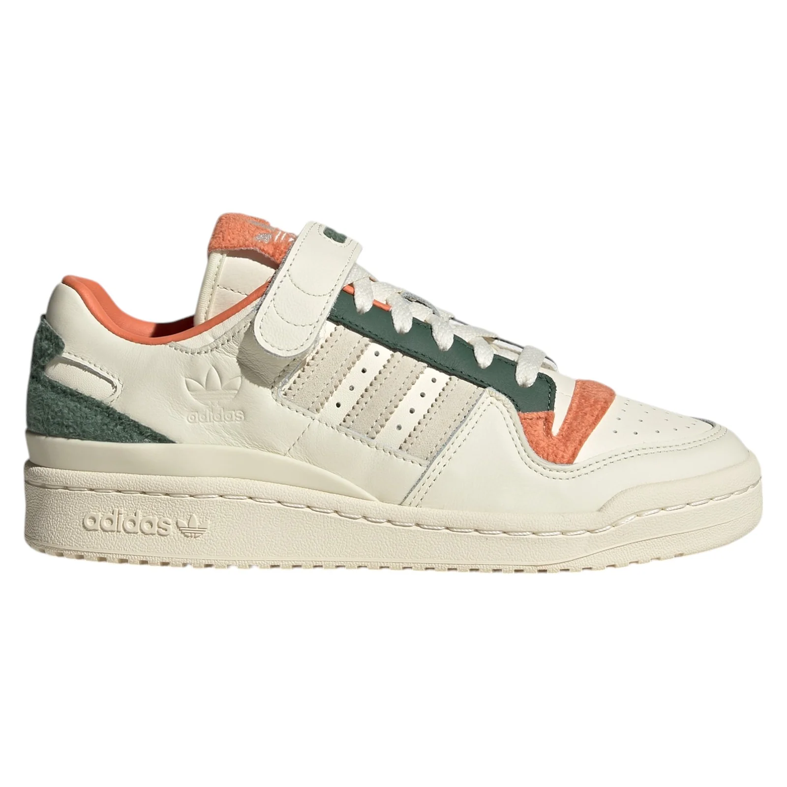 adidas Originals Womens Forum 84 Low Fleece Shoes - Cream Green - Image 7