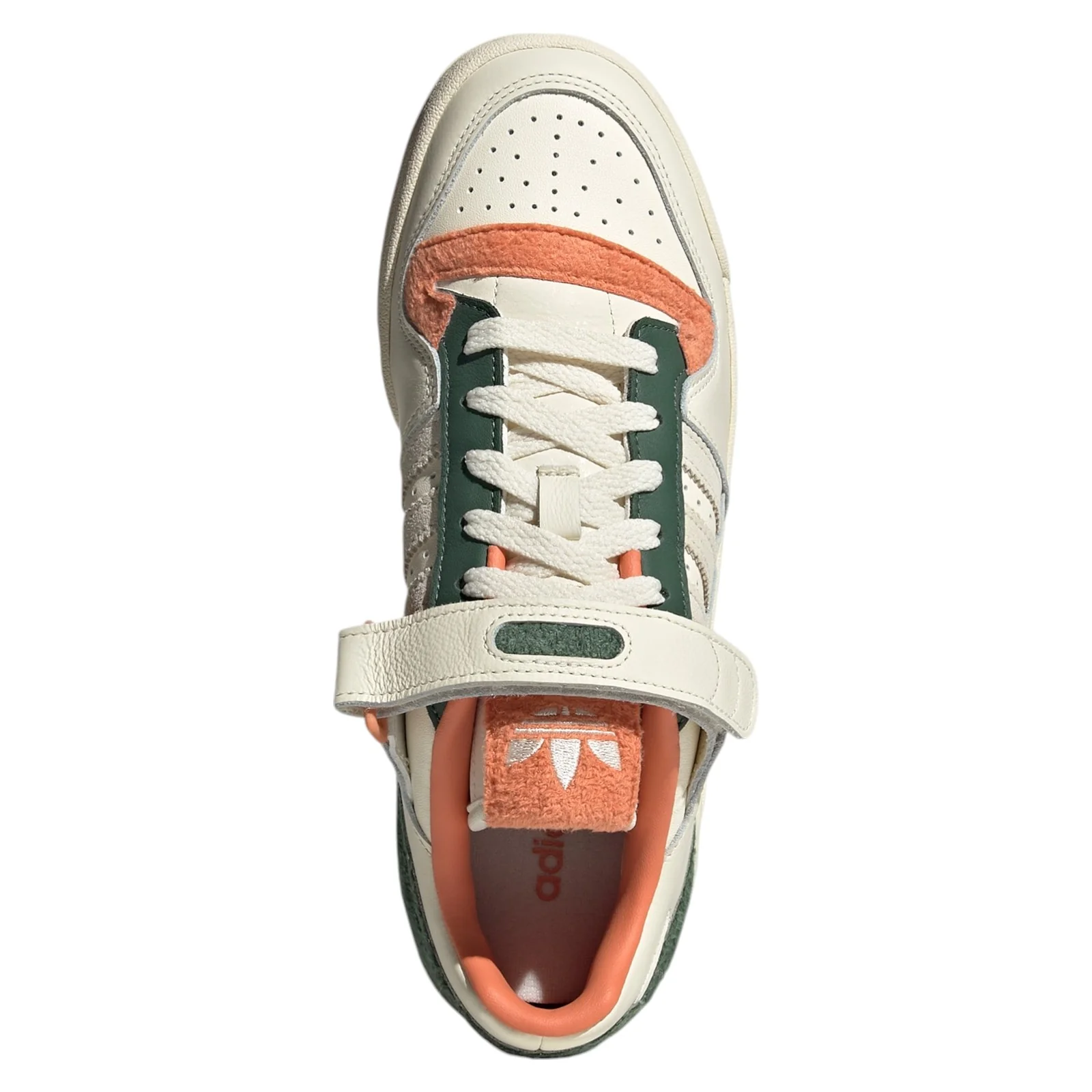 adidas Originals Womens Forum 84 Low Fleece Shoes - Cream Green - Image 9