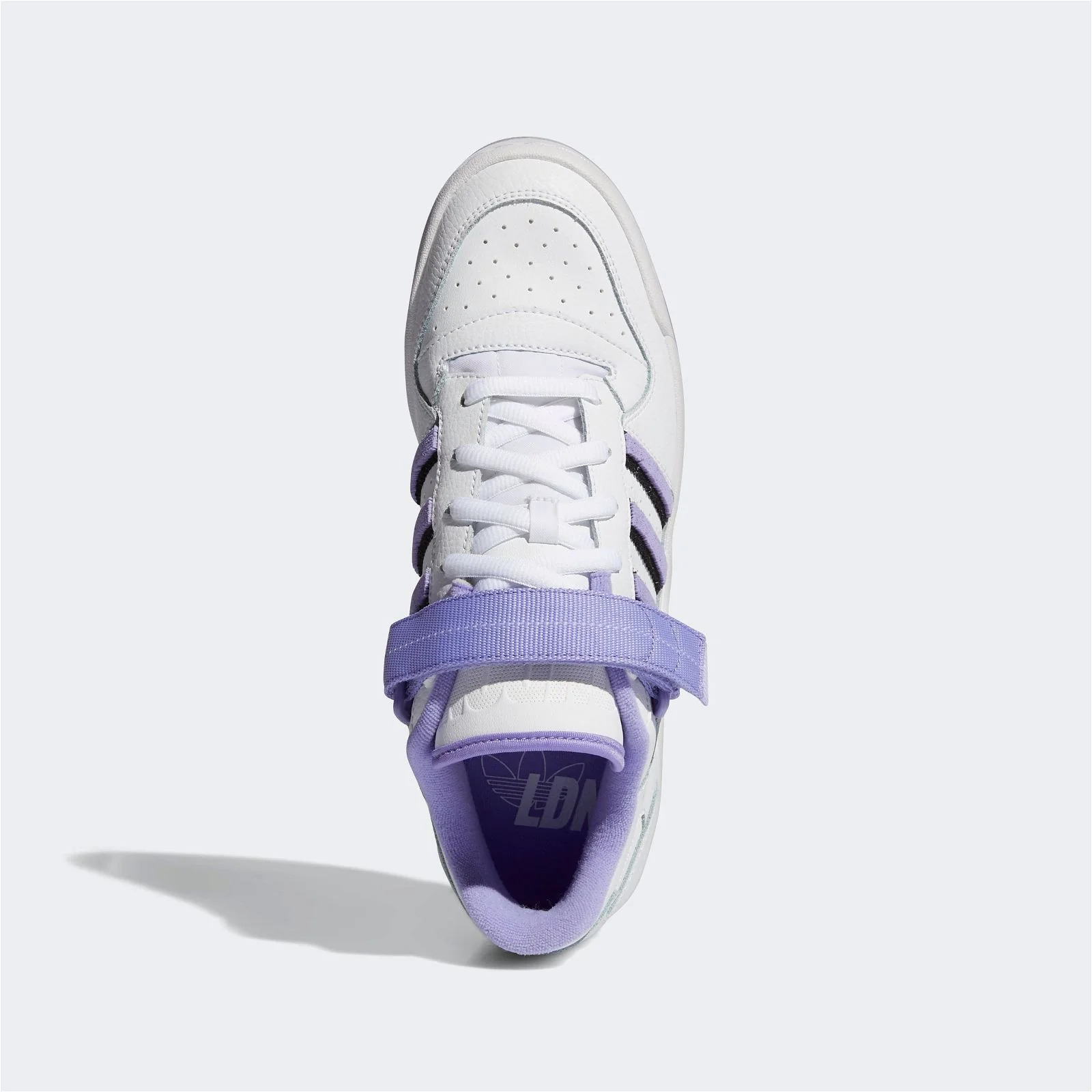 adidas Originals Womens Forum Low City Shoes - White/Purple - Image 6