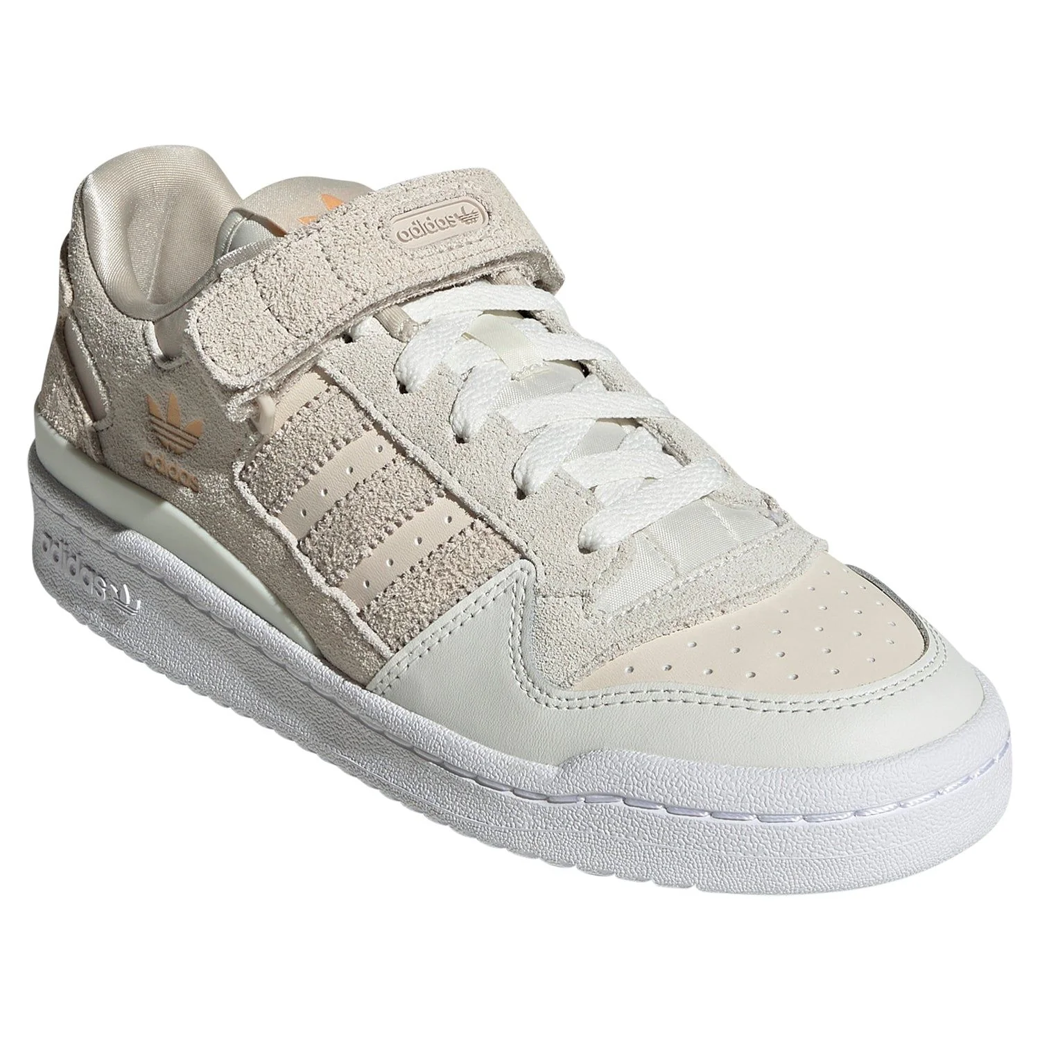 adidas Originals Womens Forum Low Shoes - Beige/White - Image 2