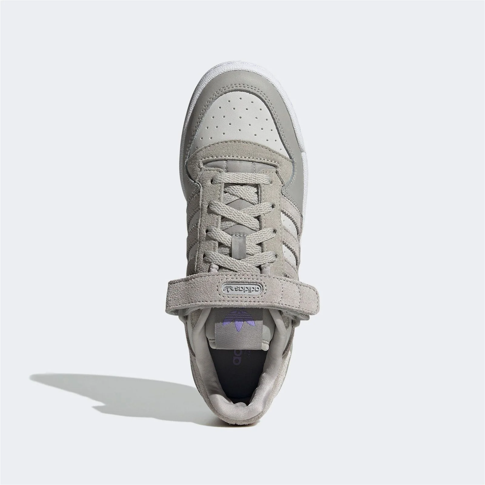 adidas Originals Womens Forum Low Shoes - Grey Purple - Image 8
