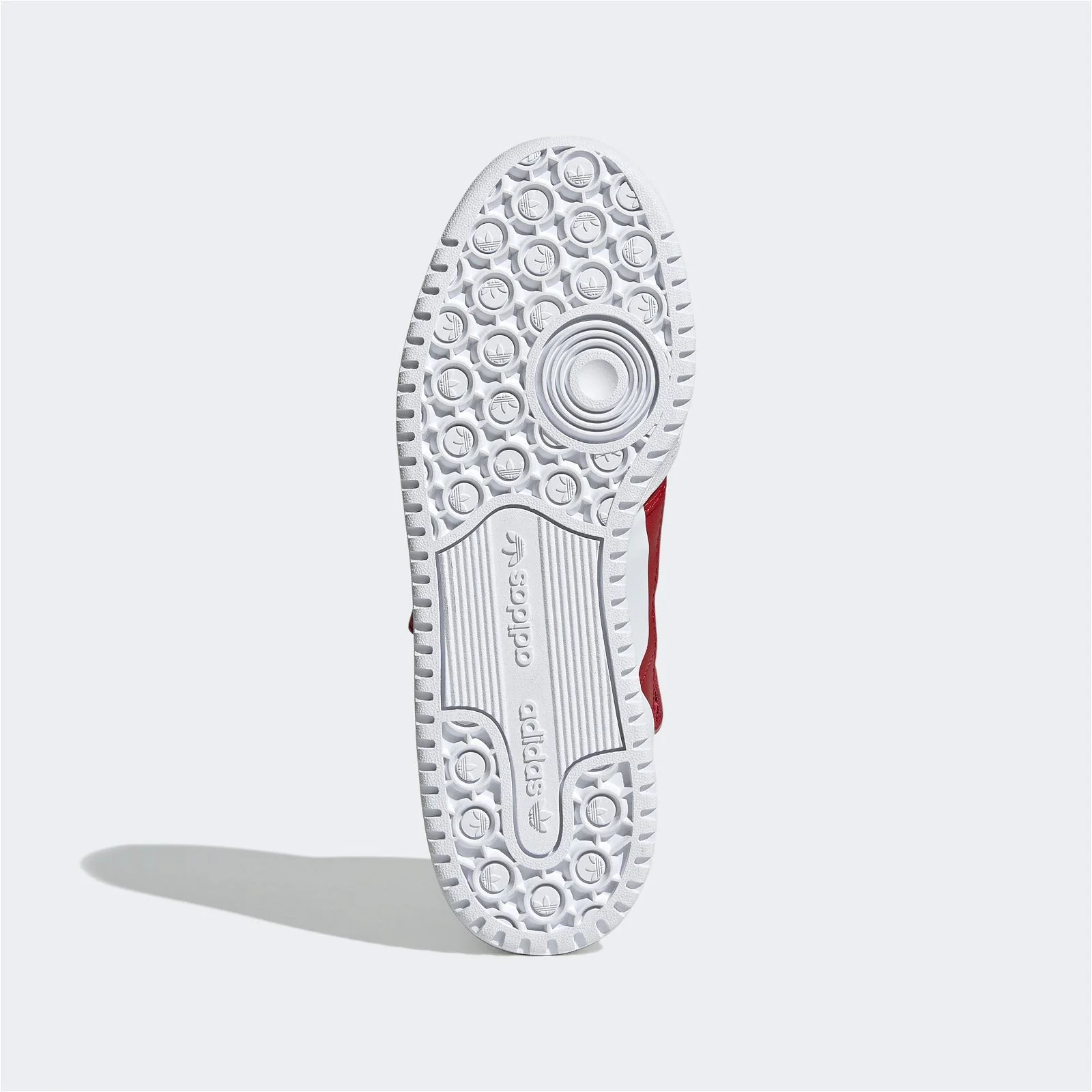 adidas Originals Womens Forum Mid Shoes - Vivid Red / Cloud White / Matte Gold - Image 7