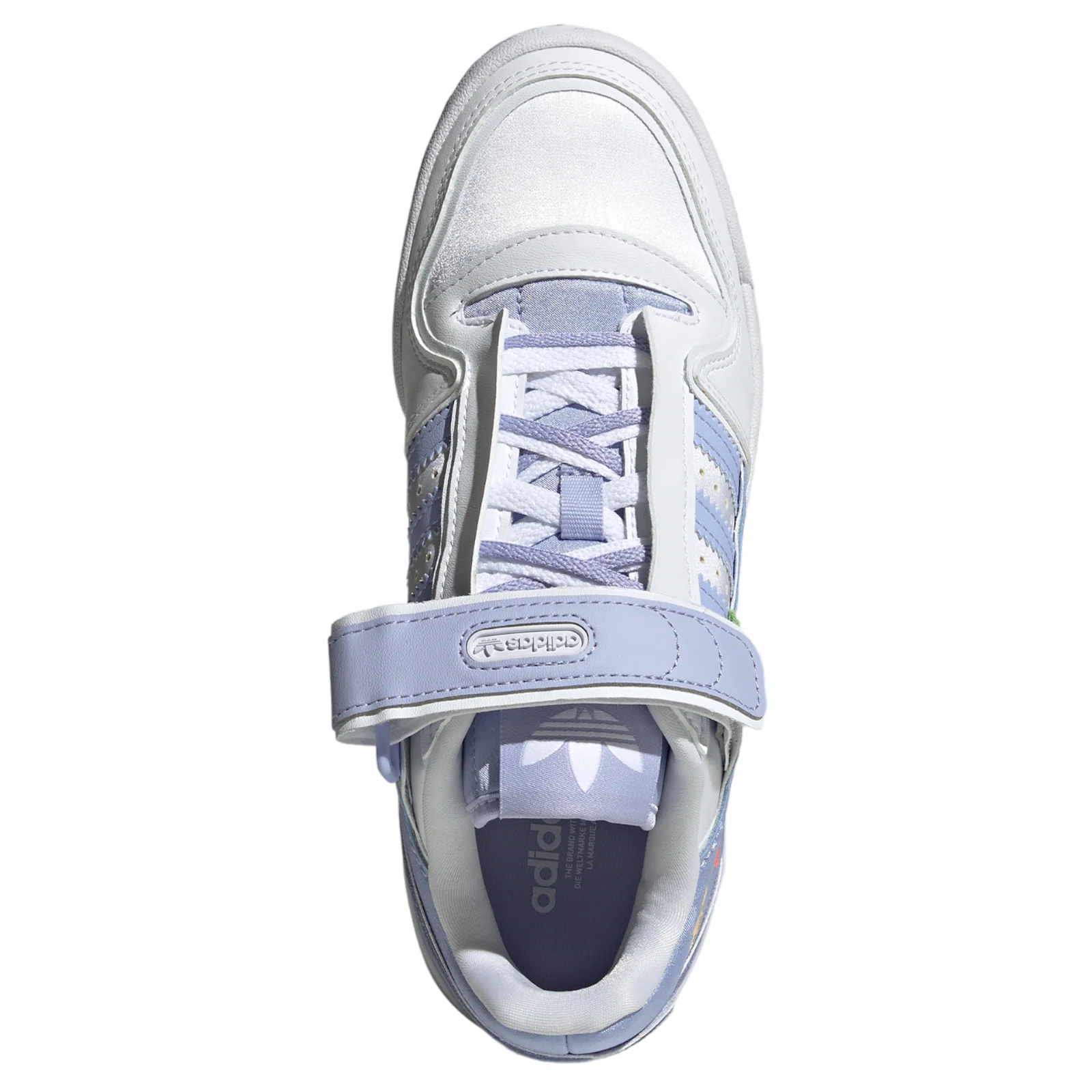 adidas Originals Womens Forum Plus Trainers - White / Violet Tone - Image 6