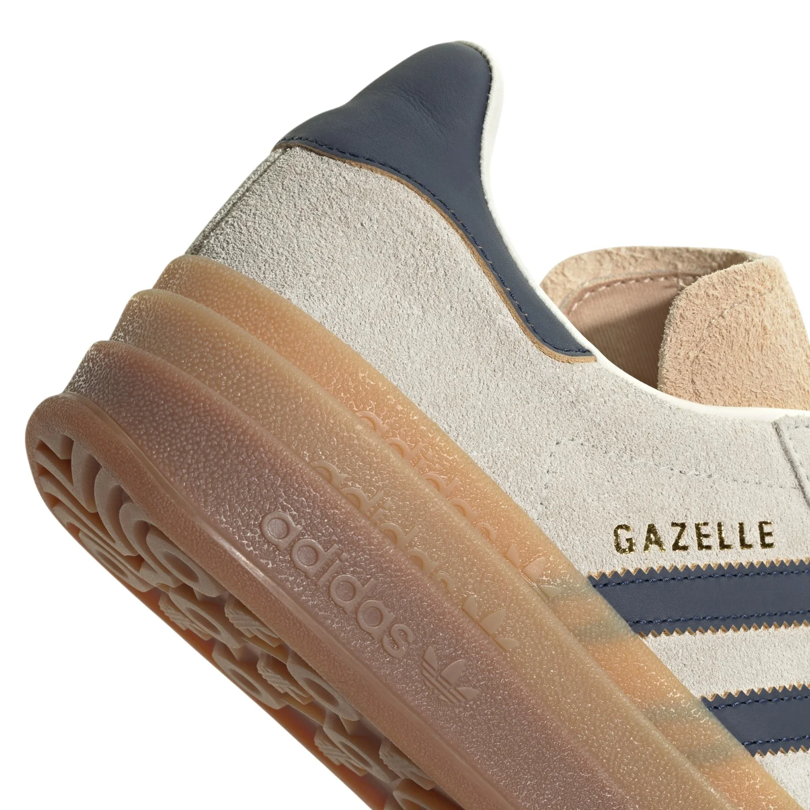 adidas Originals Women's Gazelle Bold Shoes - Cream Night Indigo - Image 5