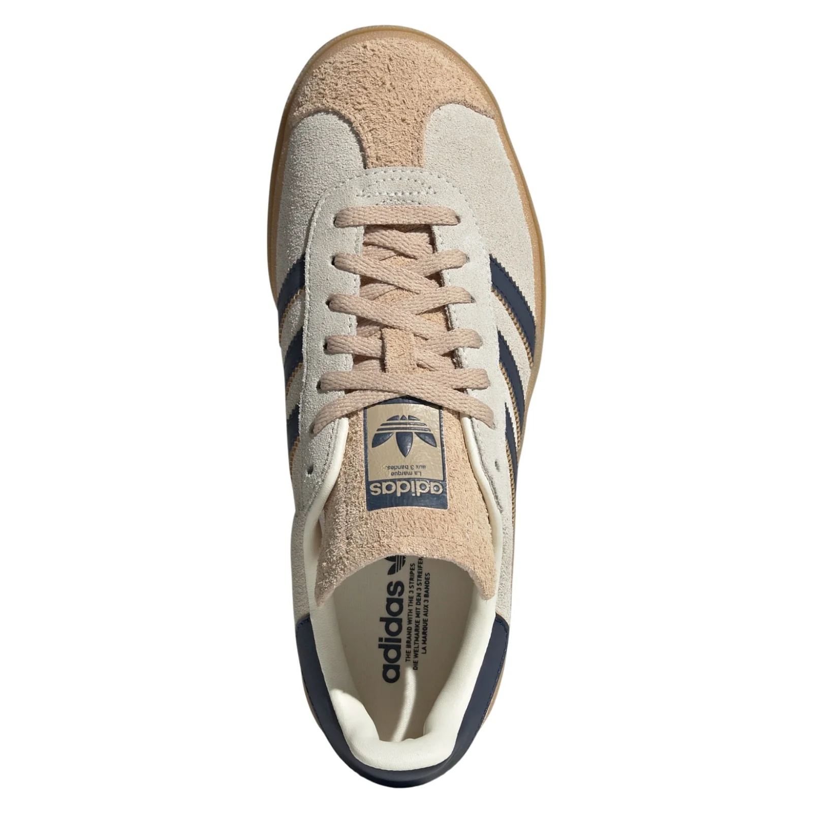 adidas Originals Women's Gazelle Bold Shoes - Cream Night Indigo - Image 6