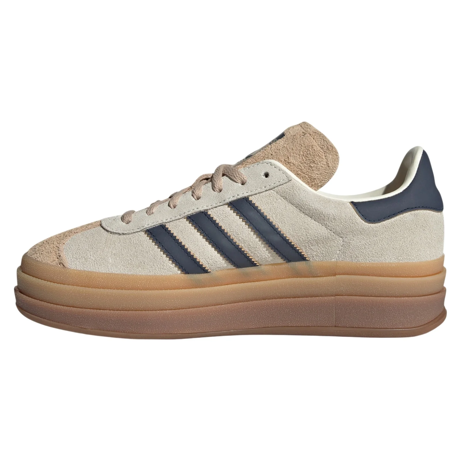 adidas Originals Women's Gazelle Bold Shoes - Cream Night Indigo - Image 8