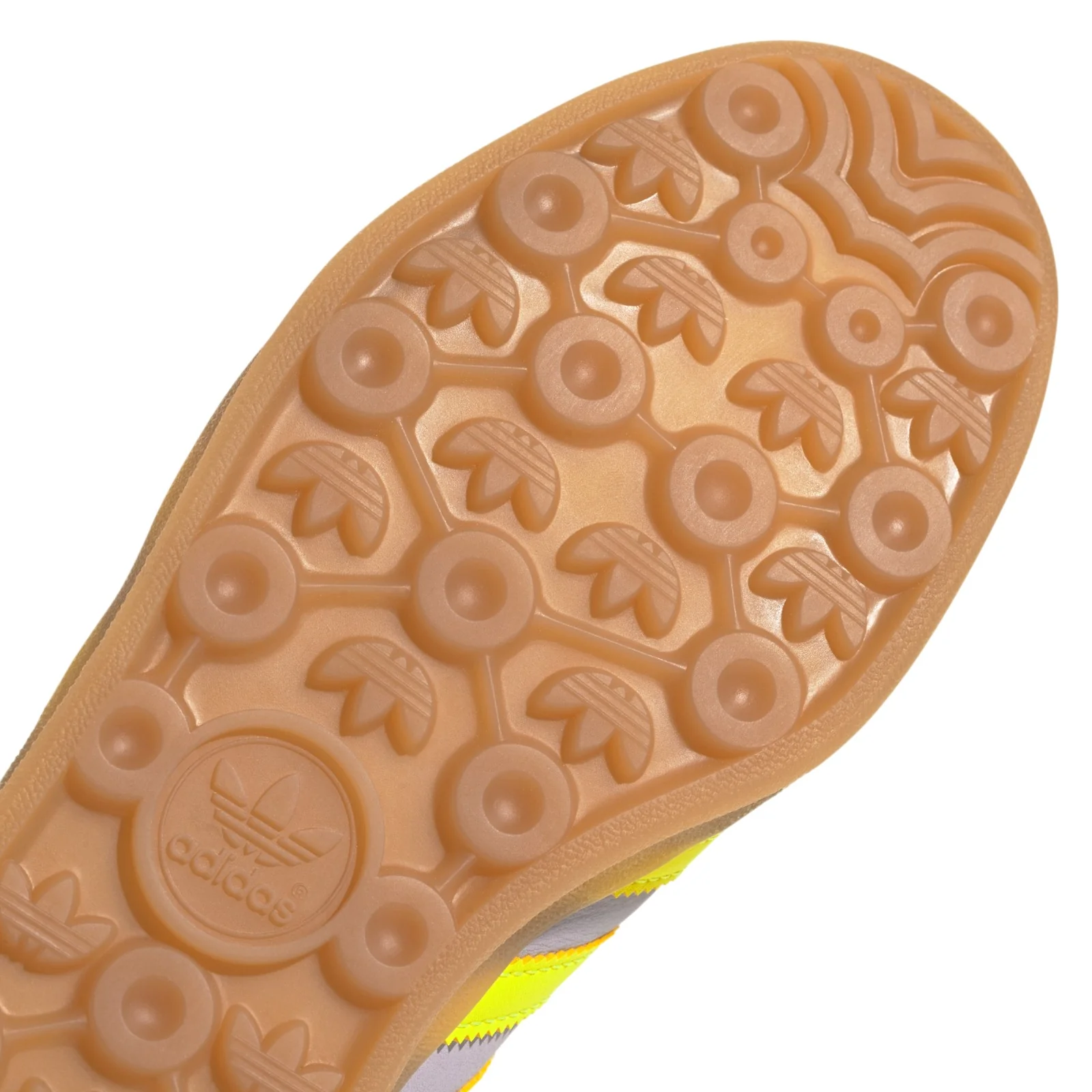 adidas Originals Womens Gazelle Indoor Shoes - Purple / Solar Yellow - Image 5