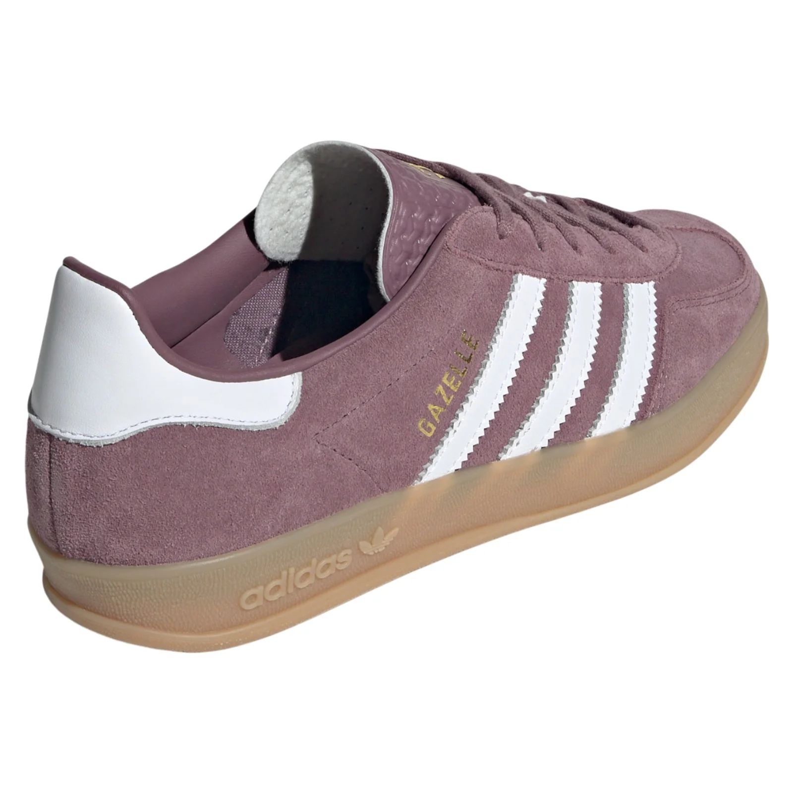 adidas Originals Womens Gazelle Indoor Shoes - Shadow Fig / Cloud White - Image 3