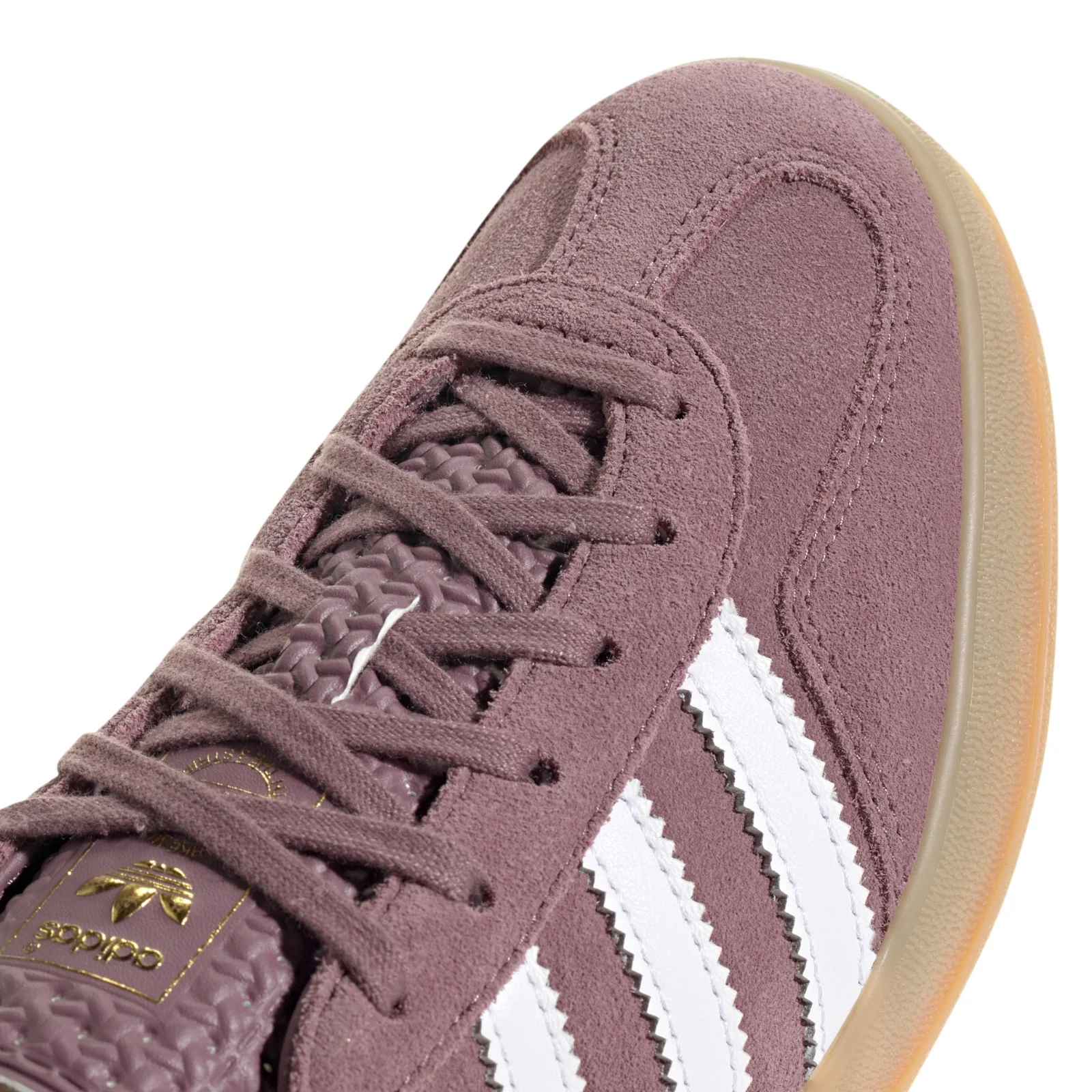 adidas Originals Womens Gazelle Indoor Shoes - Shadow Fig / Cloud White - Image 4