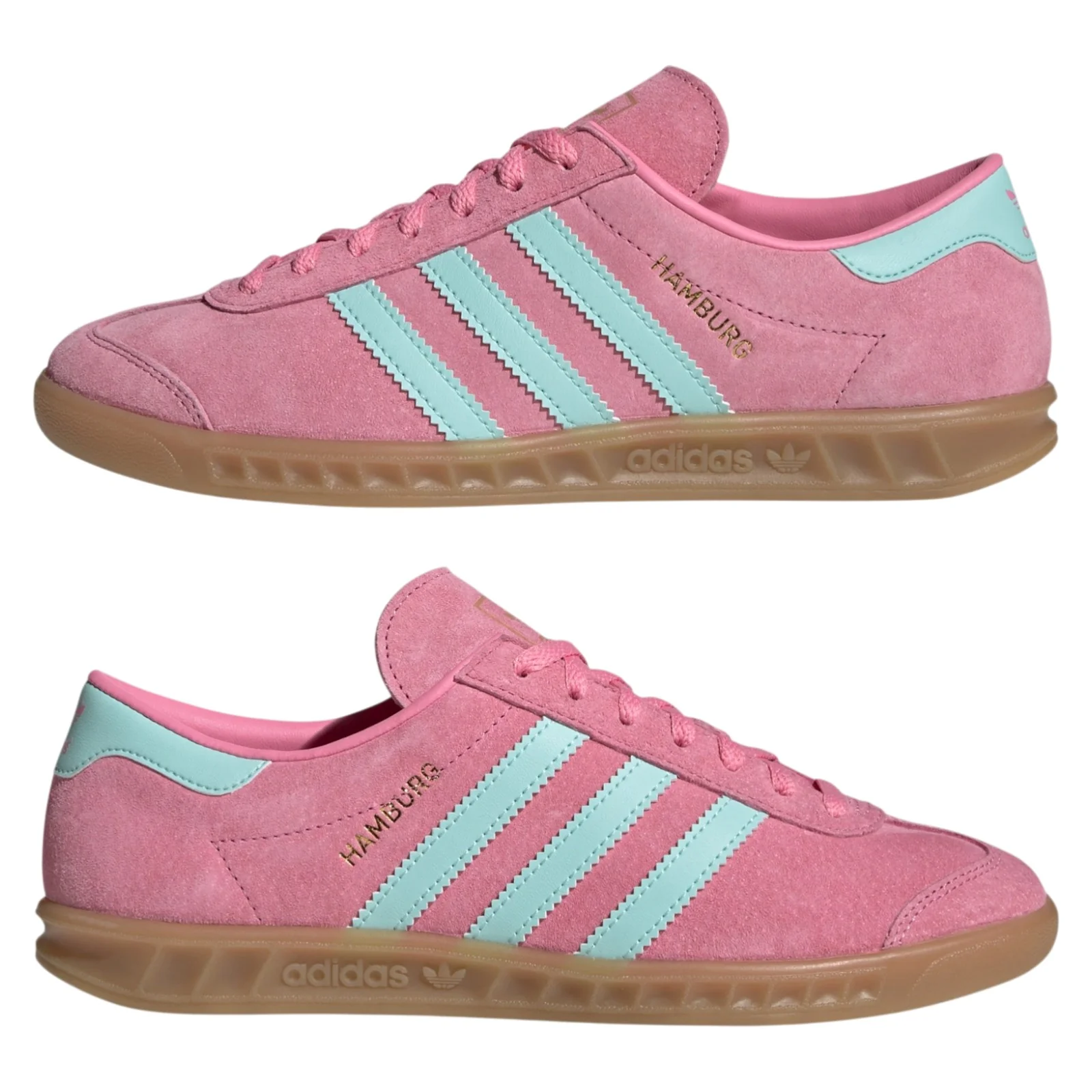 adidas Originals Womens Hamburg Shoes - Bliss Pink - Image 9