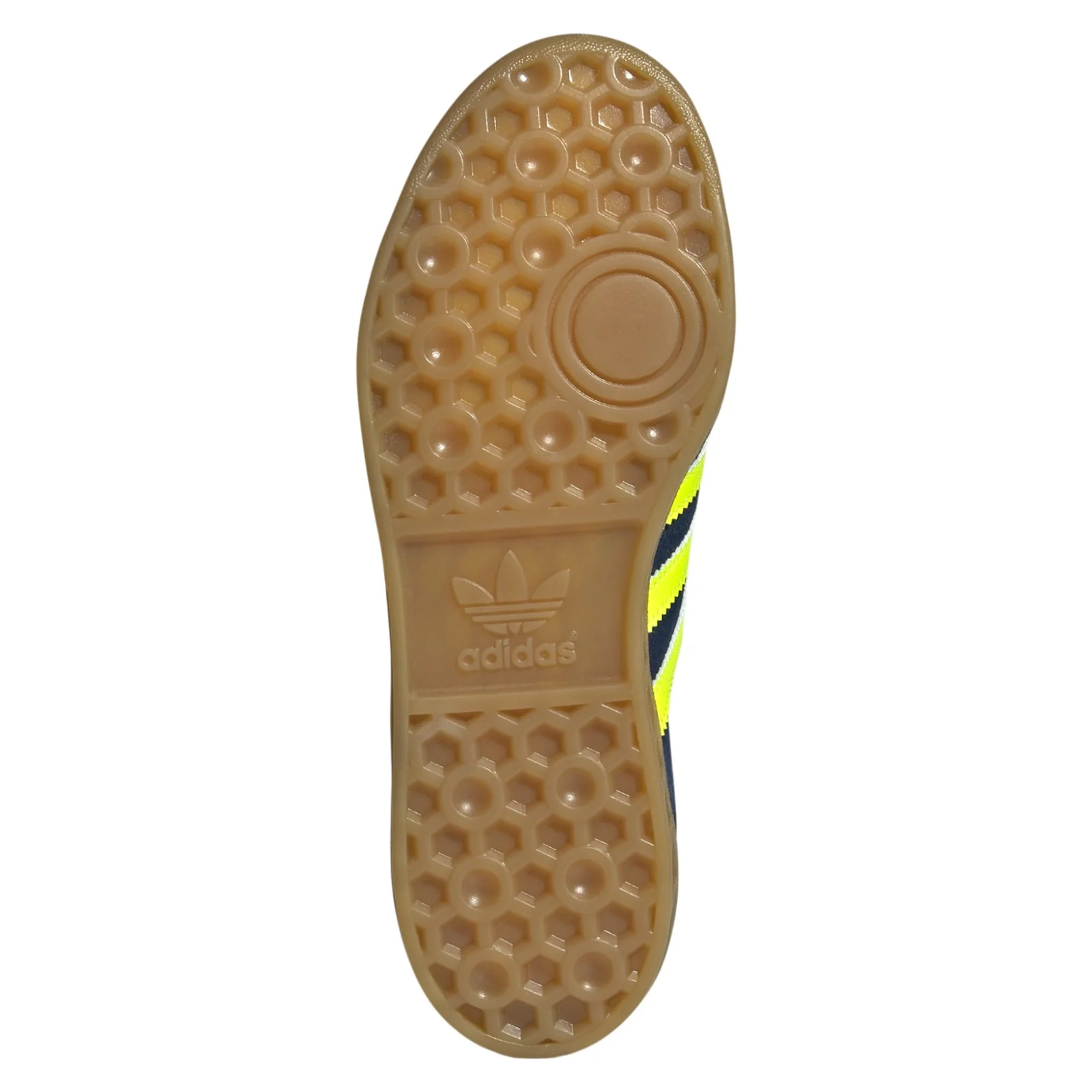 adidas Originals Womens Hamburg Shoes - Night Indigo / Solar Yellow - Image 7