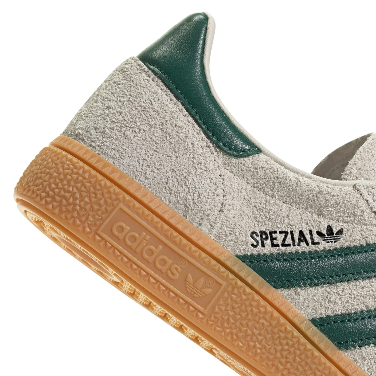 adidas Originals Womens Handball Spezial Shoes - Alumina / Collegiate Green - Image 4