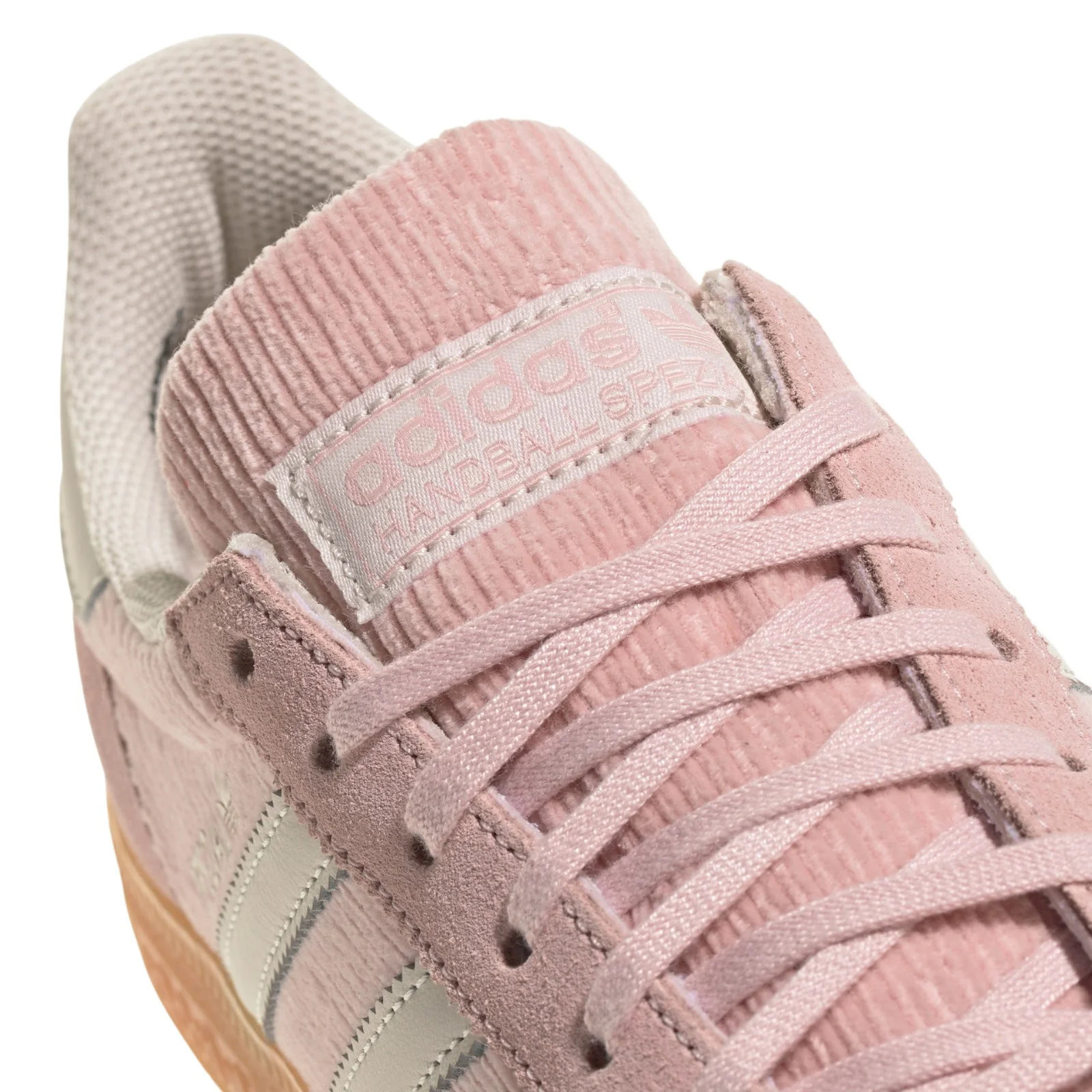 adidas Originals Womens Handball Spezial Shoes - Sandy Pink / Off White - Image 4